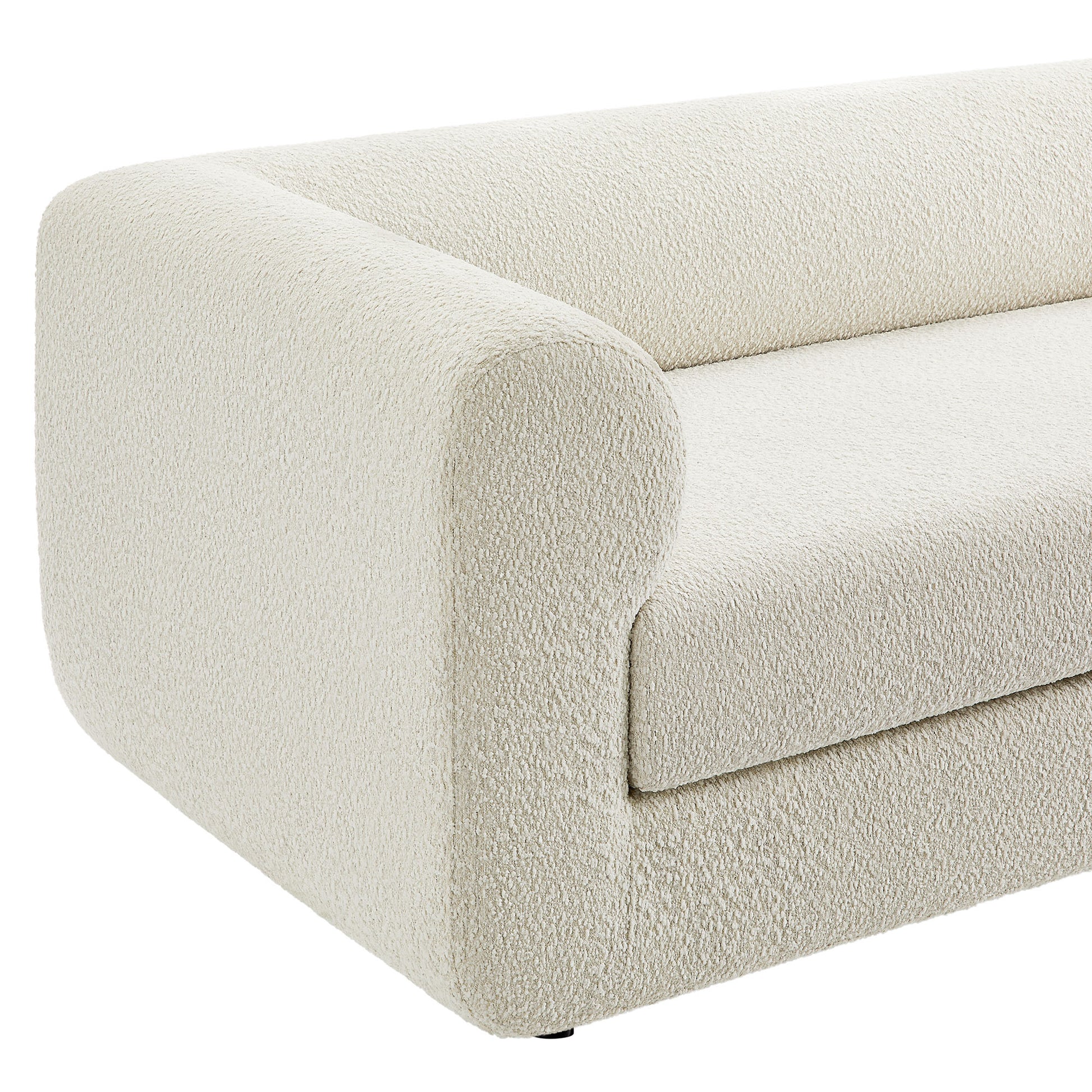 Leif 89" Boucle Upholstered Sofa by Modway - Best Buy Furniture