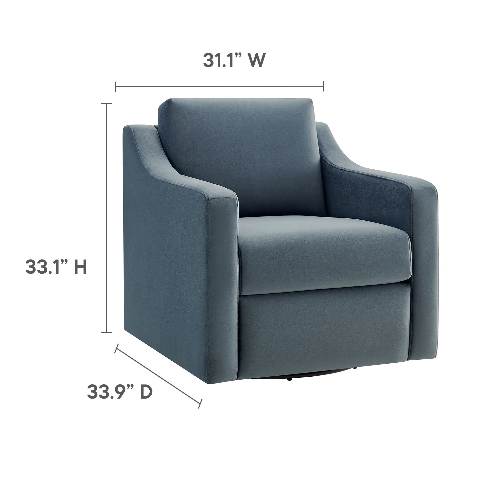 Liora Performance Velvet Armchair by Modway - Best Buy Furniture