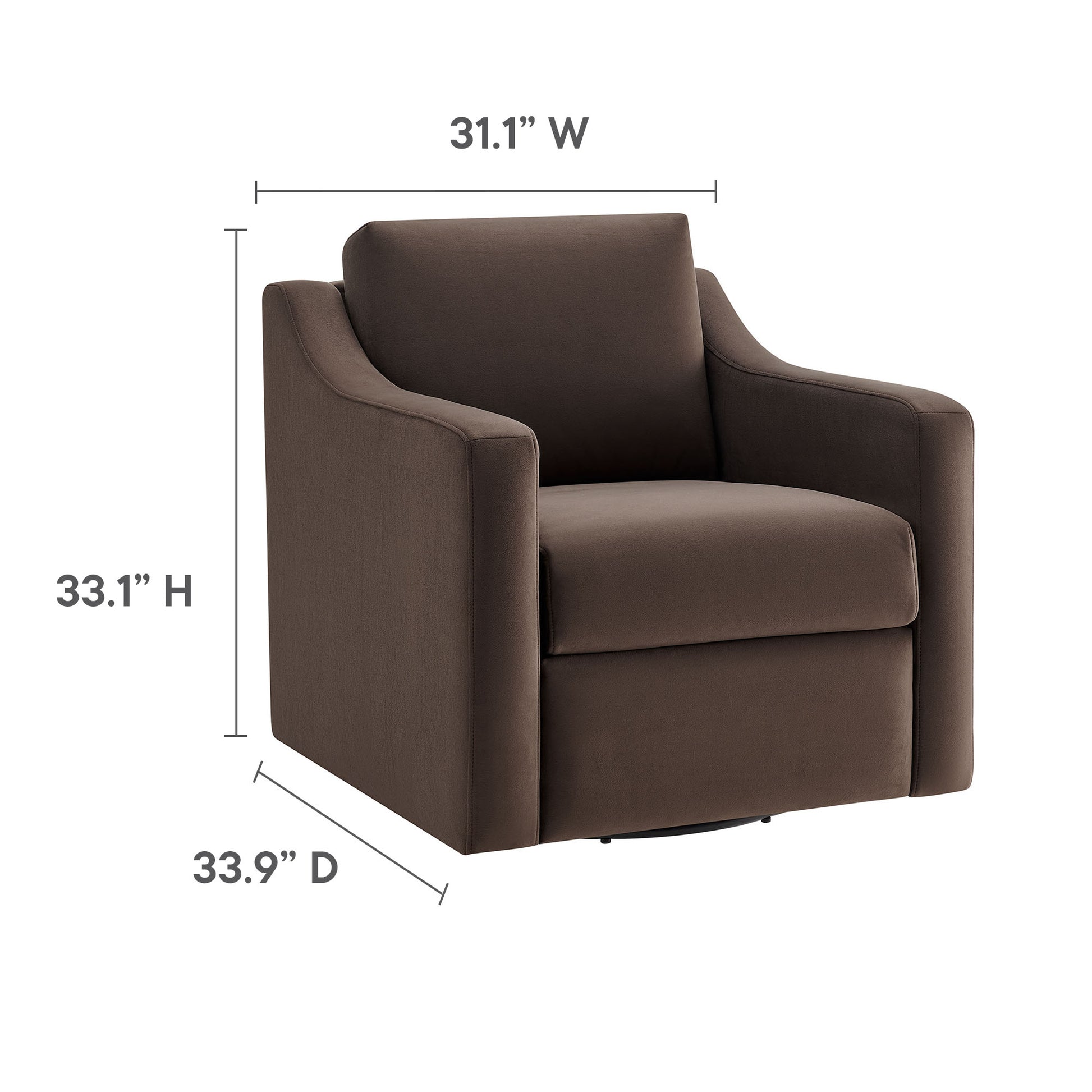 Liora Performance Velvet Armchair by Modway - Best Buy Furniture