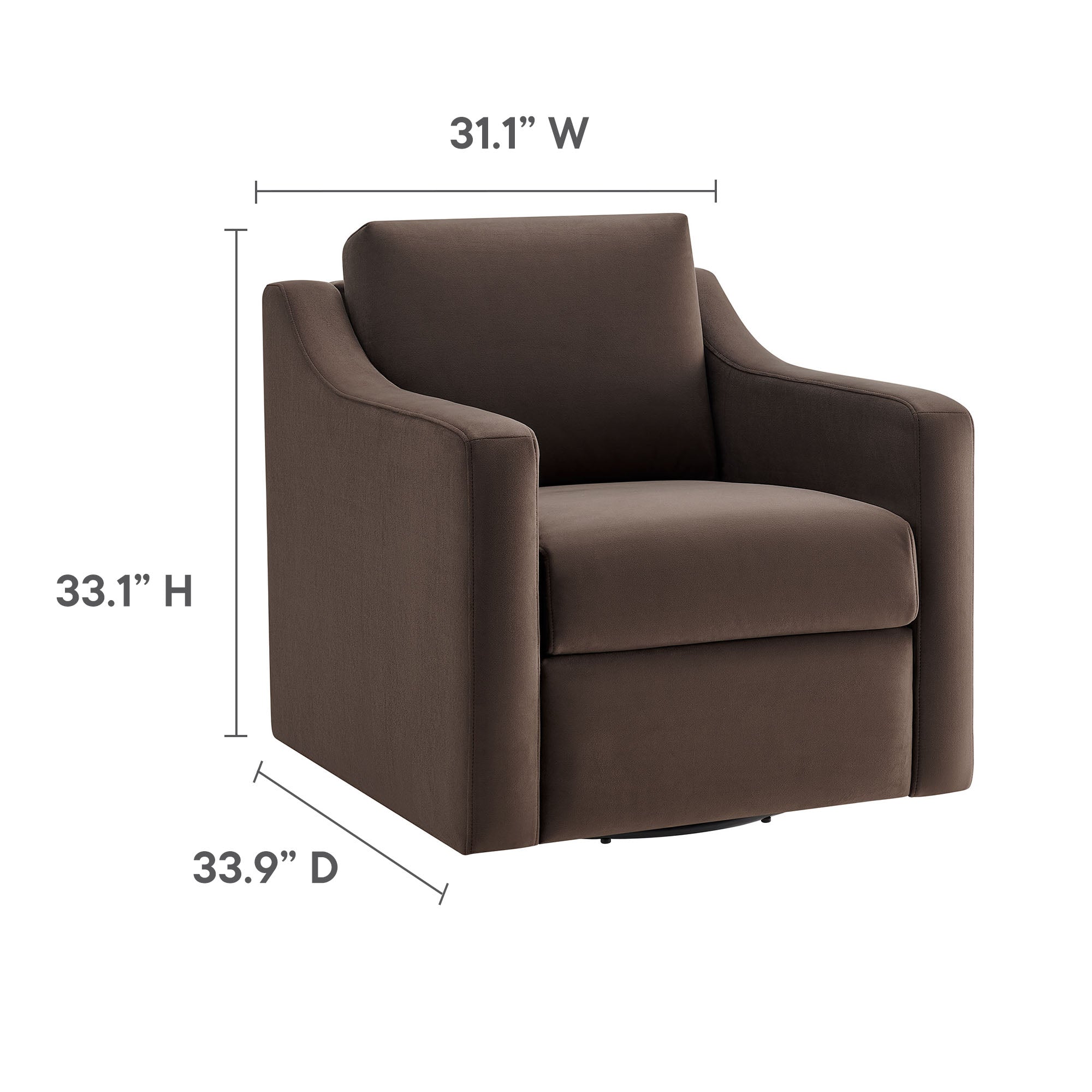 Liora Performance Velvet Armchair by Modway - Best Buy Furniture