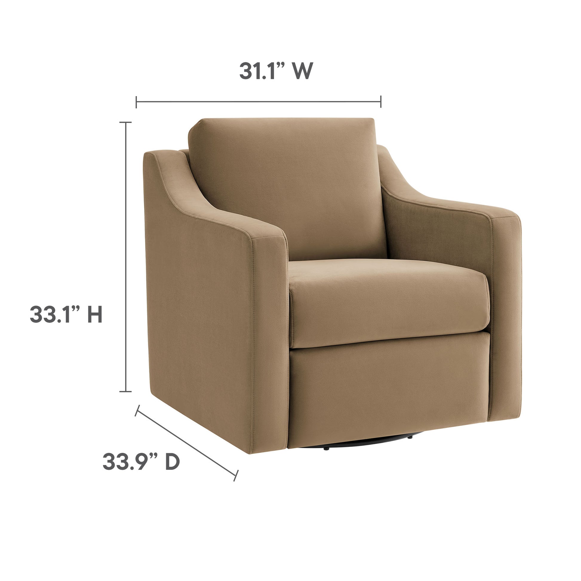 Liora Performance Velvet Armchair by Modway - Best Buy Furniture