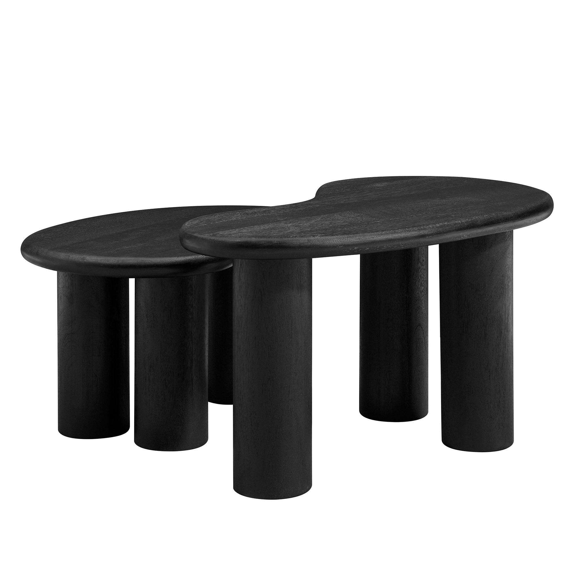 Hackney Mango Wood Nesting Coffee Table Set by Modway