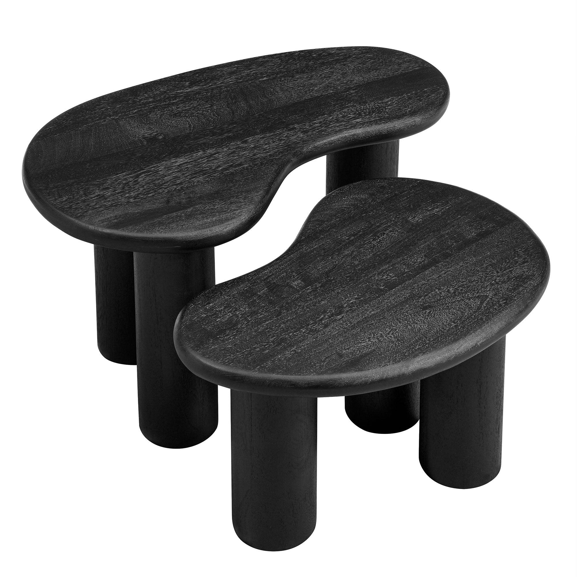 Hackney Mango Wood Nesting Coffee Table Set by Modway
