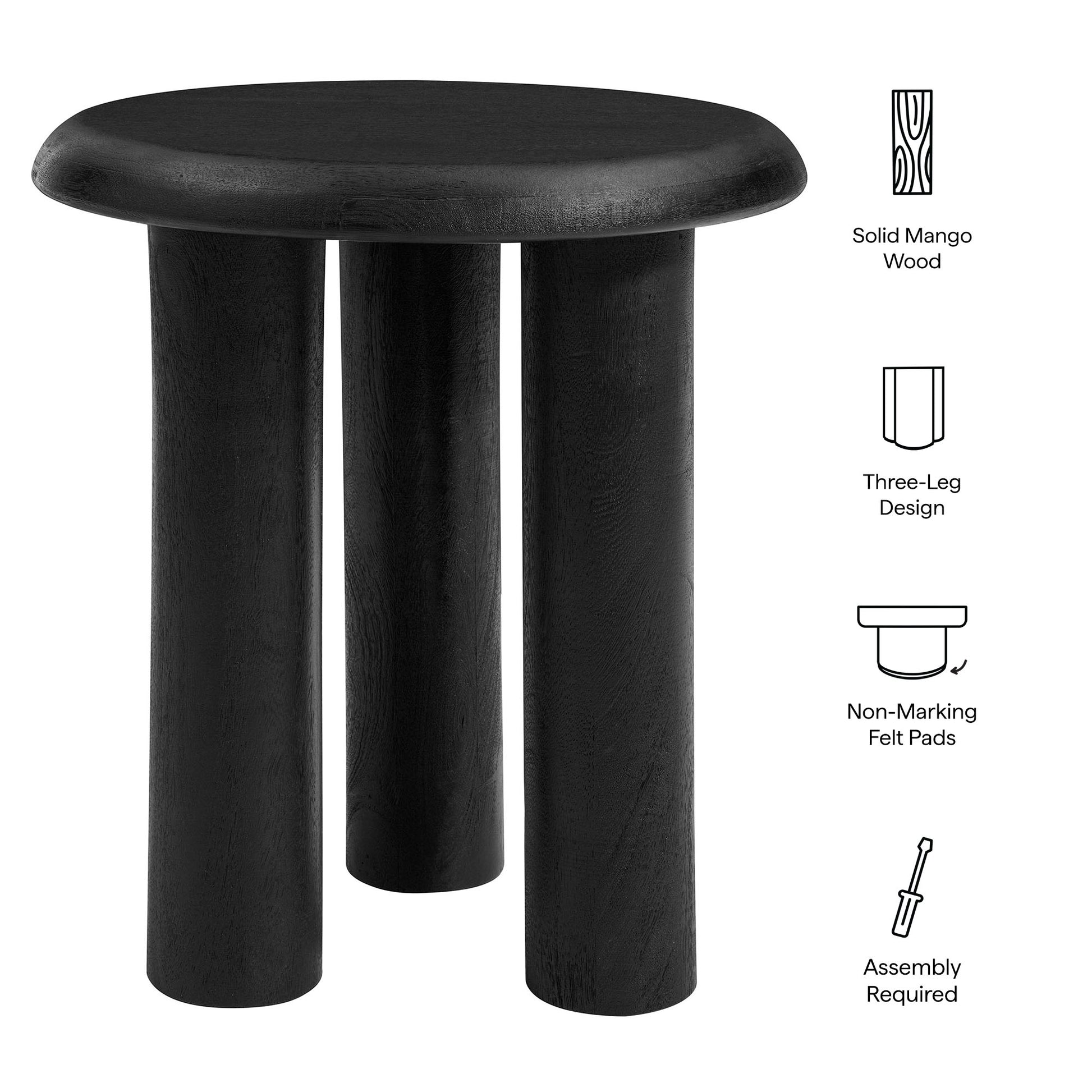 Mavina Mango Wood Side Table by Modway - Best Buy Furniture
