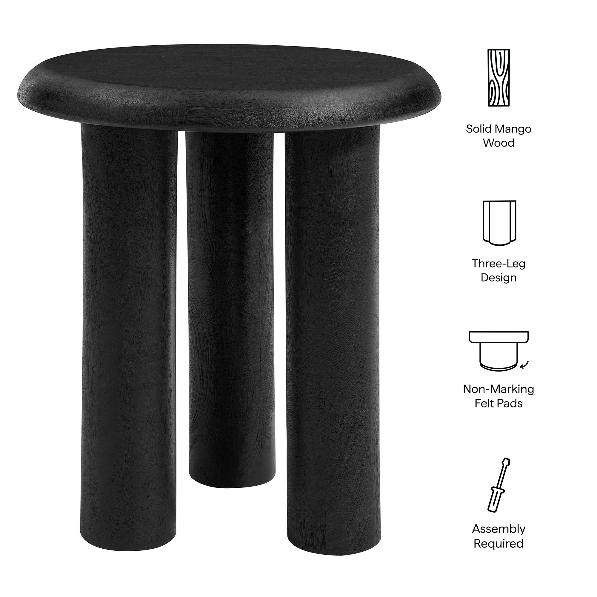 Mavina Mango Wood Side Table by Modway - Best Buy Furniture