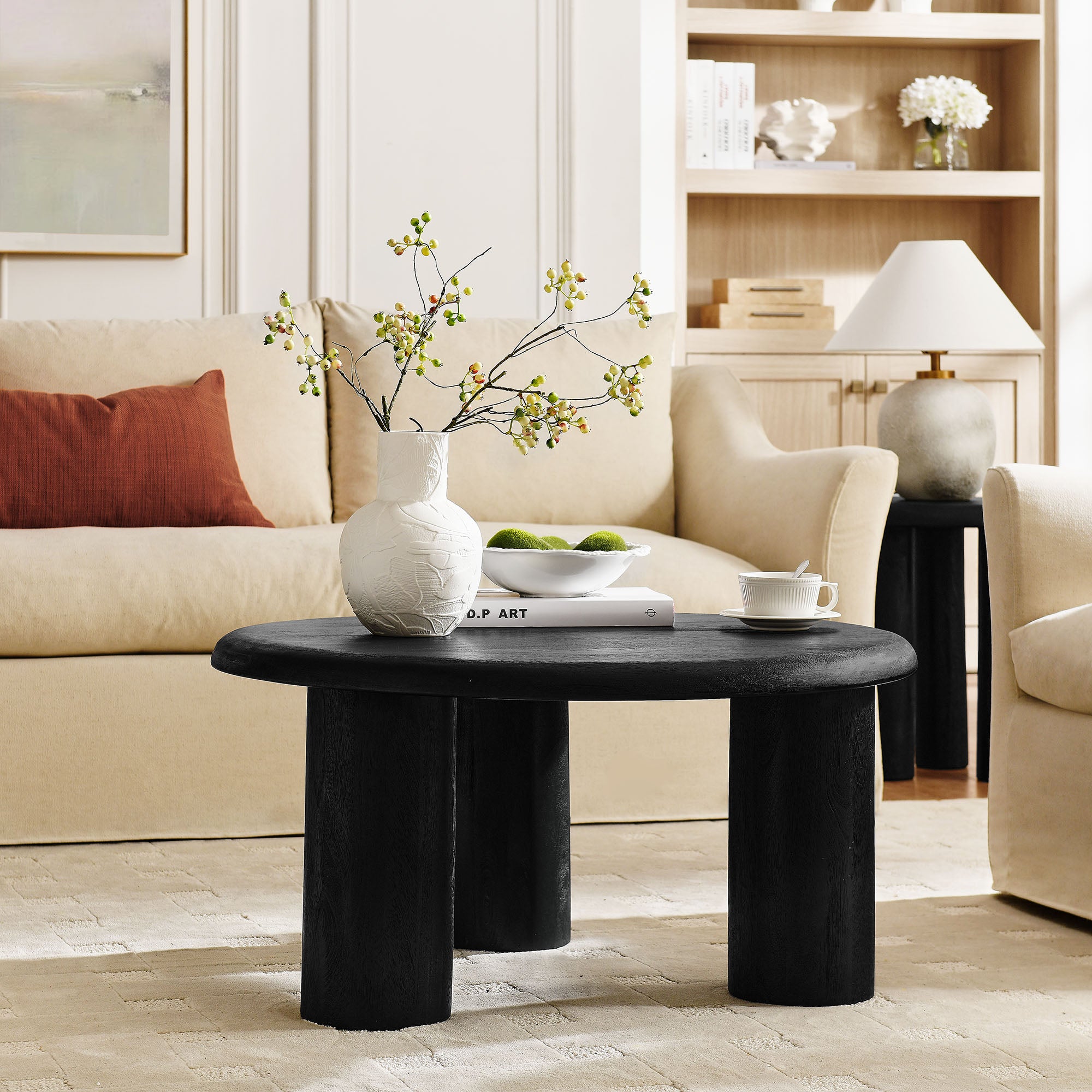 Mavina Round Mango Wood Coffee Table by Modway - Best Buy Furniture