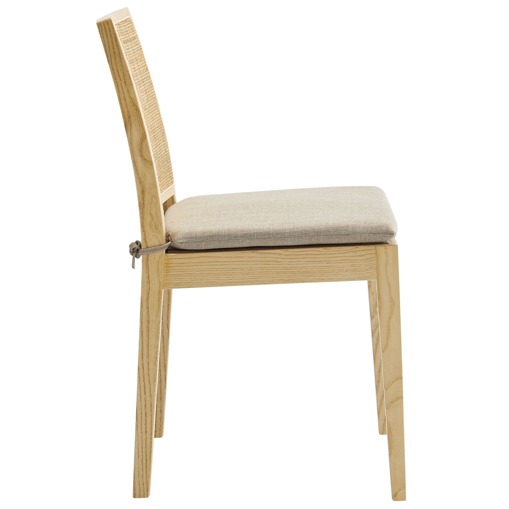Ovard Wood and Rattan Dining Chair by Modway - Best Buy Furniture