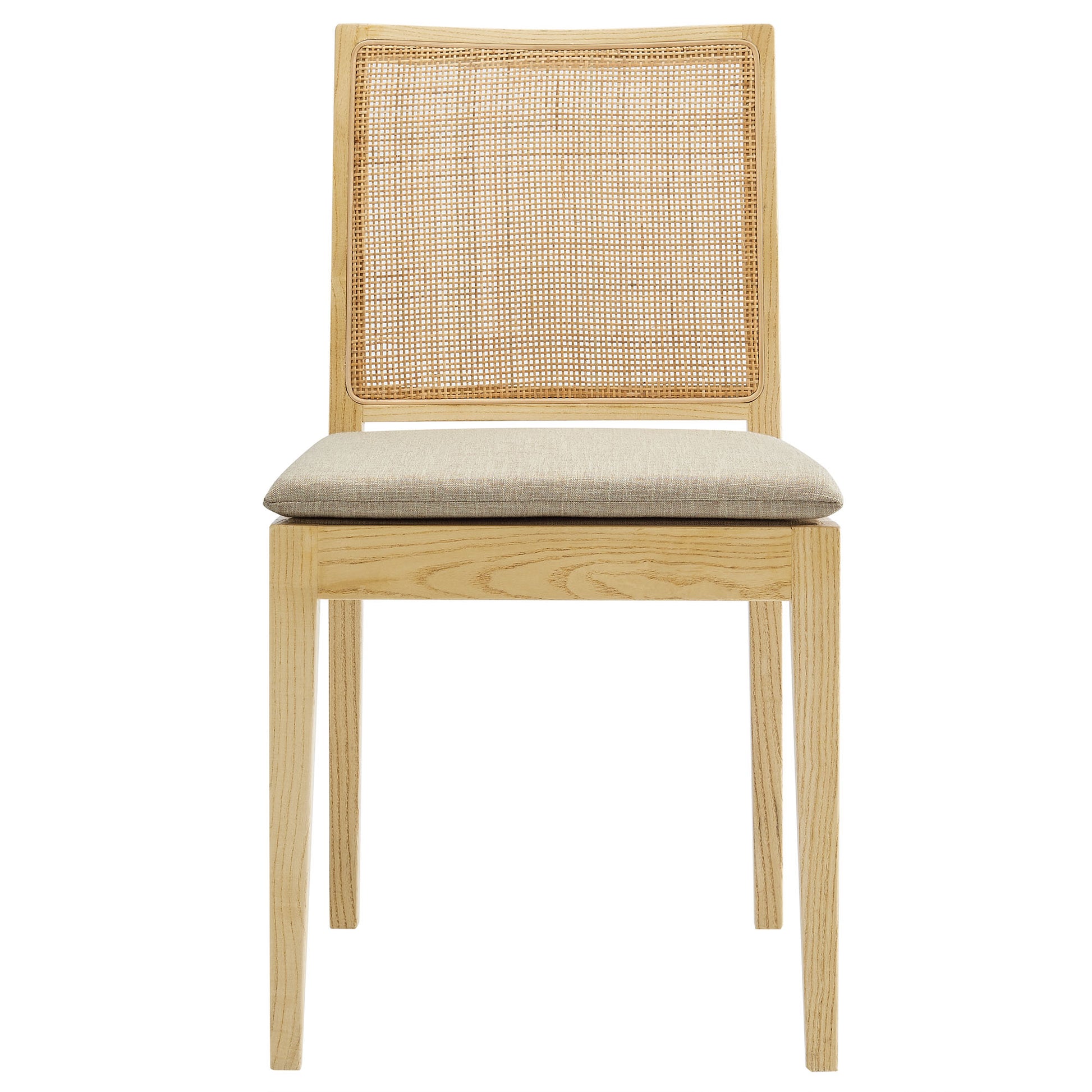 Ovard Wood and Rattan Dining Chair by Modway - Best Buy Furniture