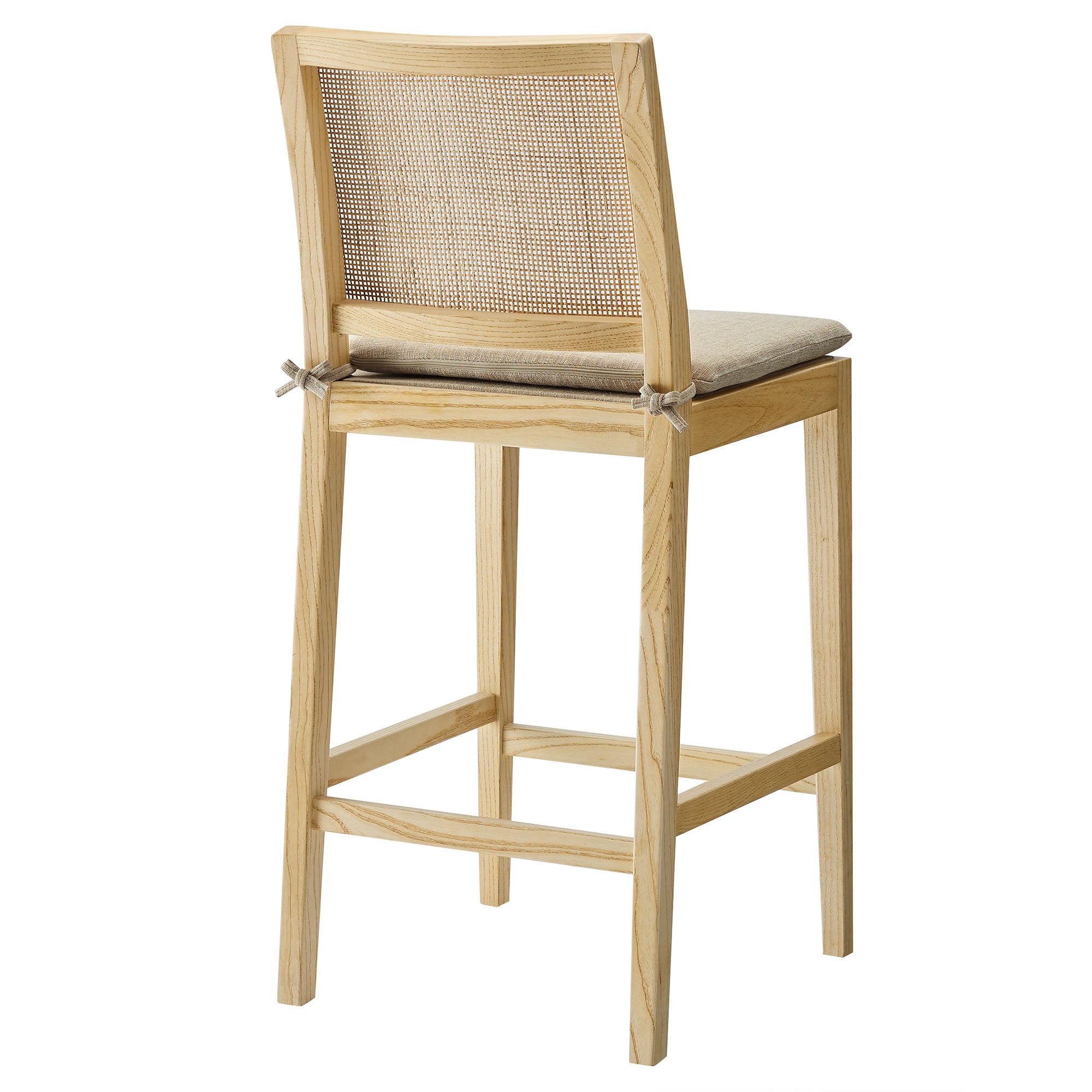 Ovard Wood and Rattan Counter Stool by Modway - Best Buy Furniture