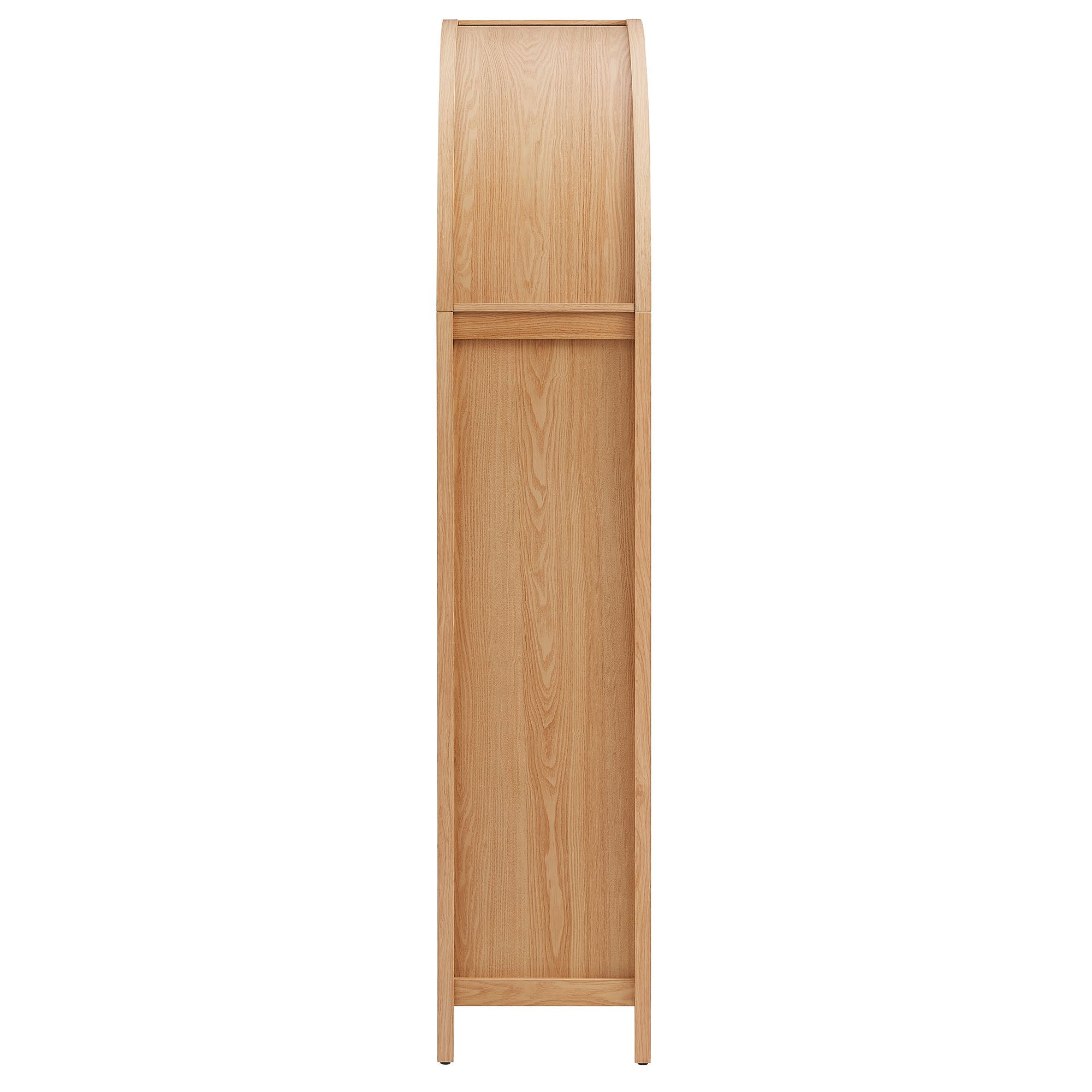 Calista 79" Tall Wide Rattan Arched Storage Cabinet by Modway