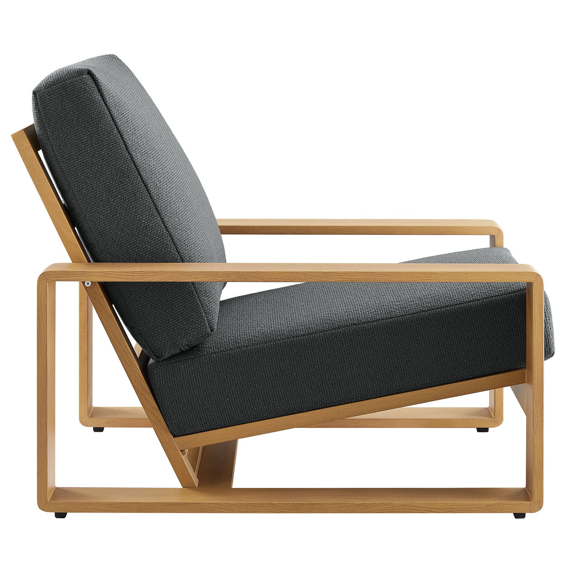 Lirienne 4-Piece Outdoor Patio Aluminum Faux Wood Furniture Set by Modway - Best Buy Furniture