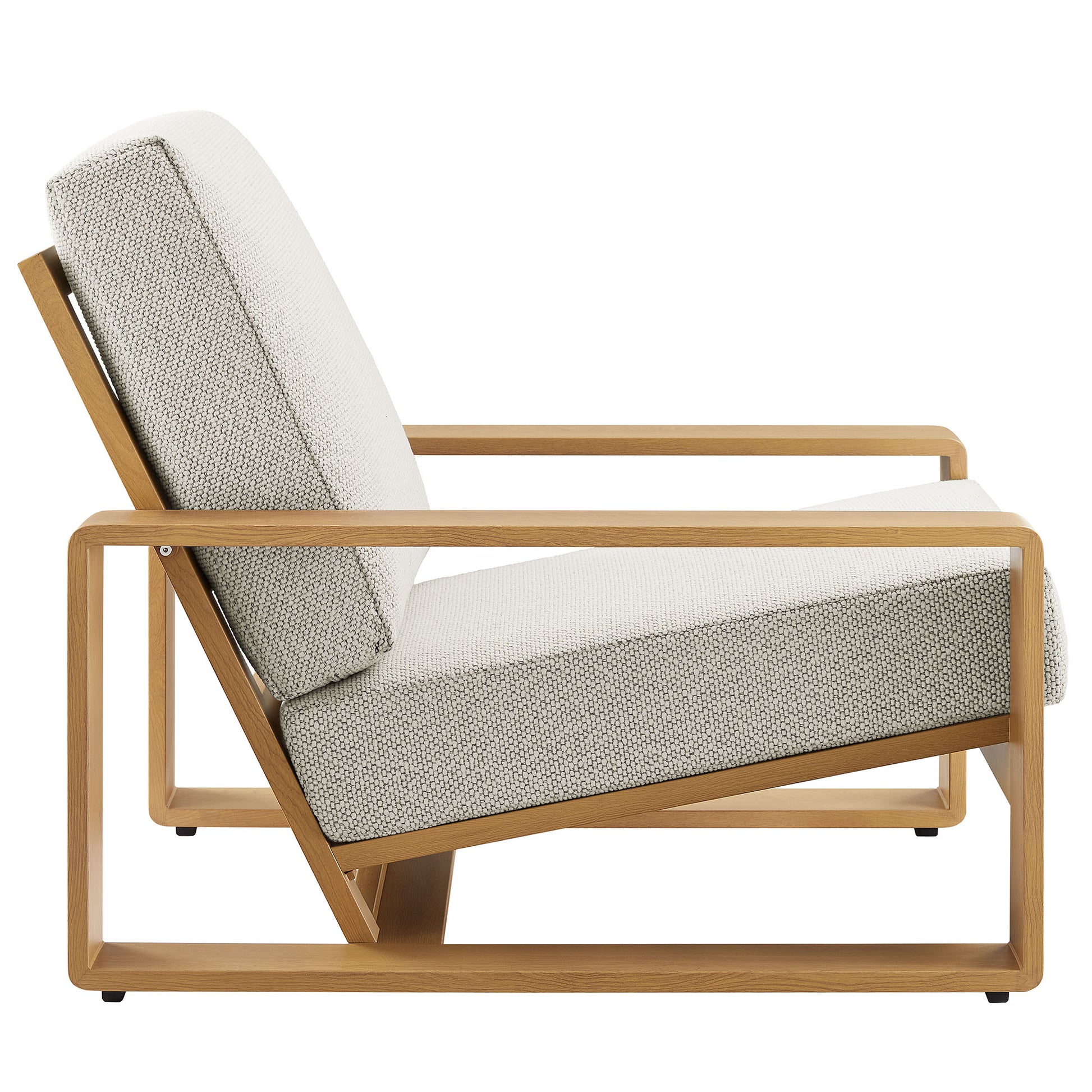 Lirienne 4-Piece Outdoor Patio Aluminum Faux Wood Furniture Set by Modway - Best Buy Furniture