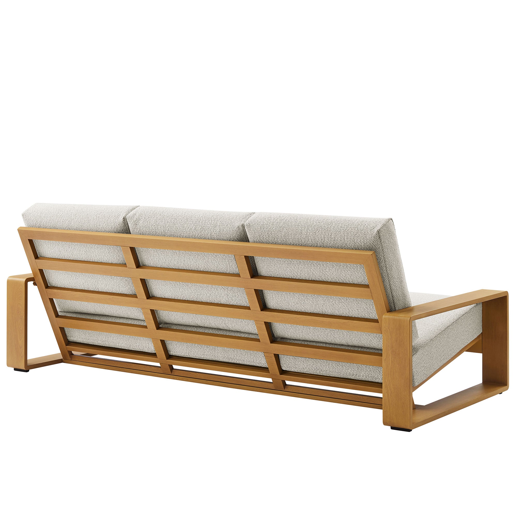 Lirienne 2-Piece Outdoor Patio Aluminum Faux Wood Furniture Set by Modway