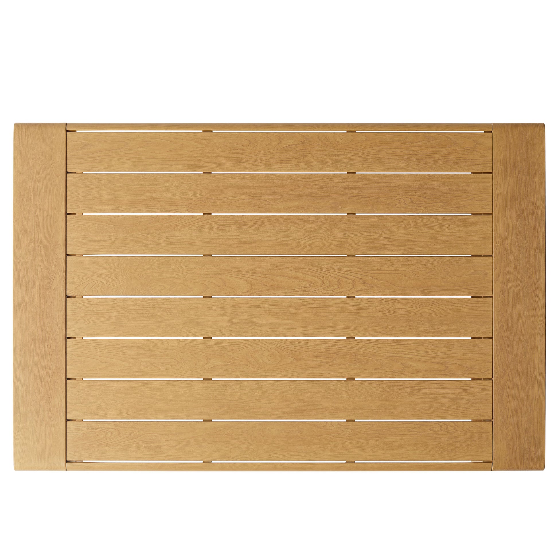 Lirienne Outdoor Patio Aluminum Faux Wood Coffee Table by Modway - Best Buy Furniture