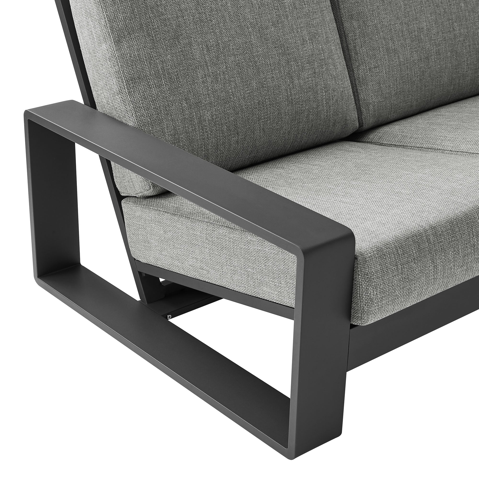Lirienne Outdoor Patio Aluminum Sofa by Modway
