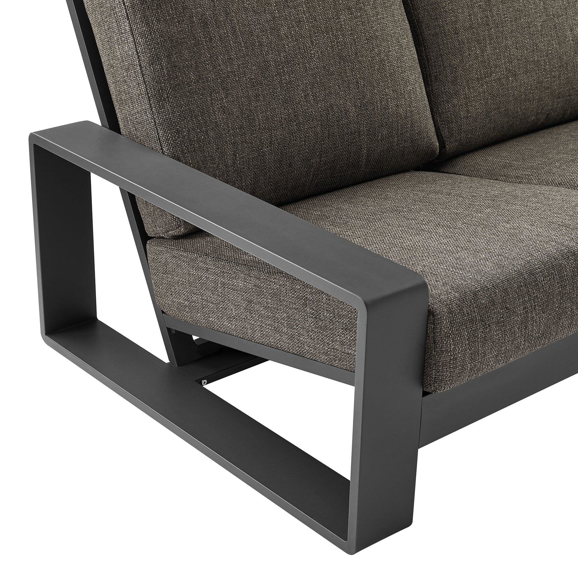 Lirienne Outdoor Patio Aluminum Sofa by Modway