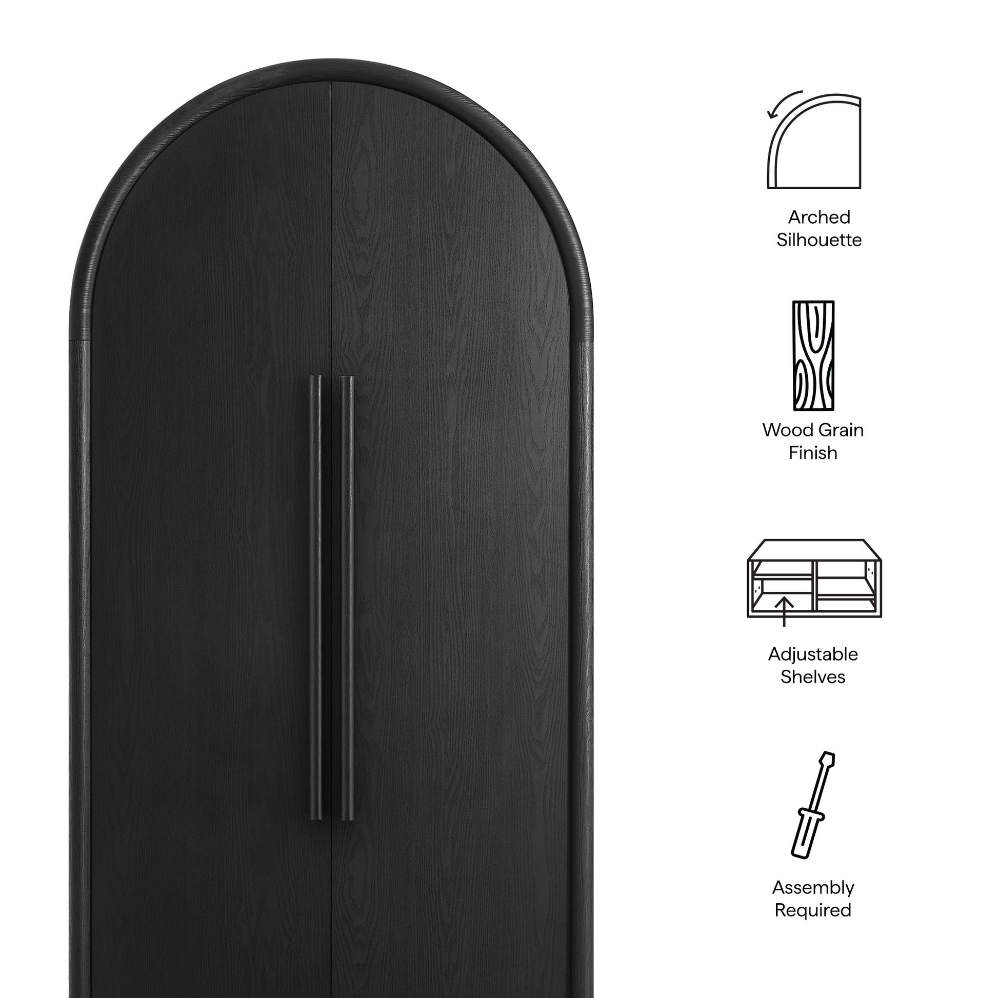 Bellamy Tall Arched Storage Cabinet by Modway - Best Buy Furniture