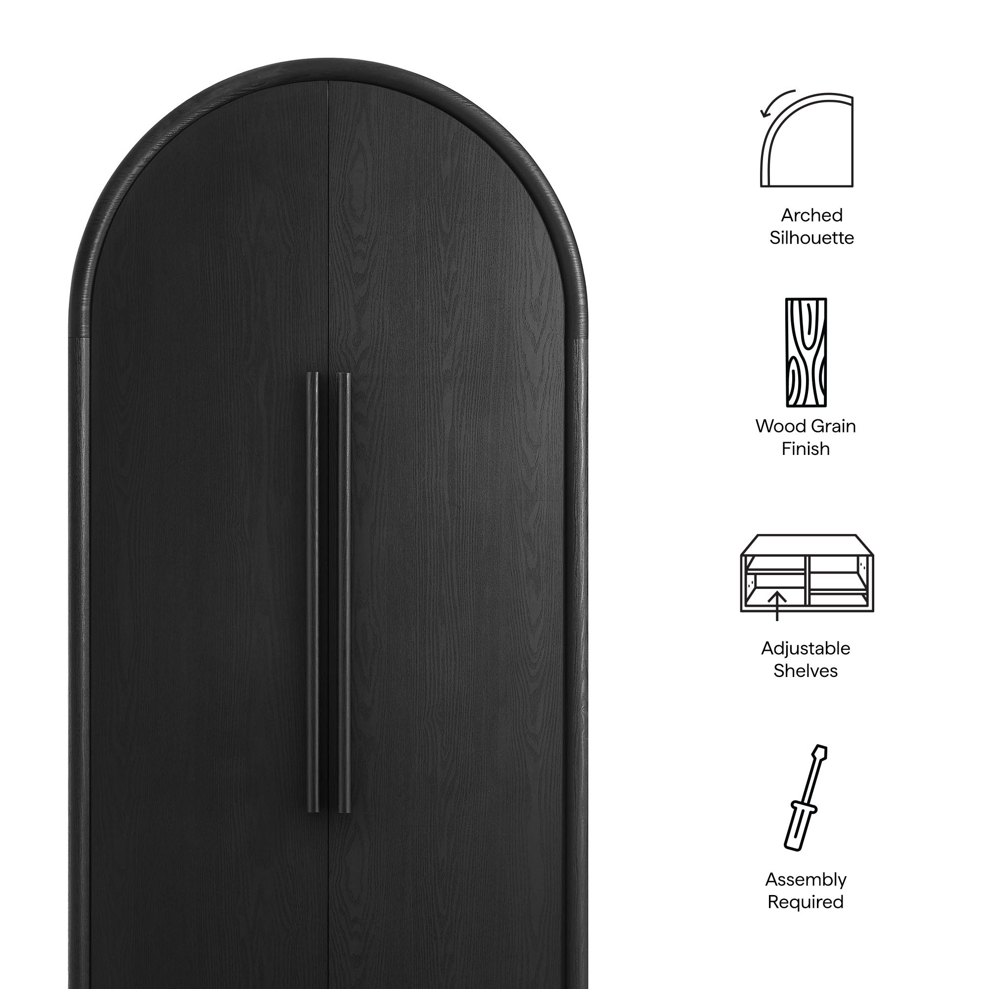 Bellamy Tall Arched Storage Cabinet by Modway - Best Buy Furniture