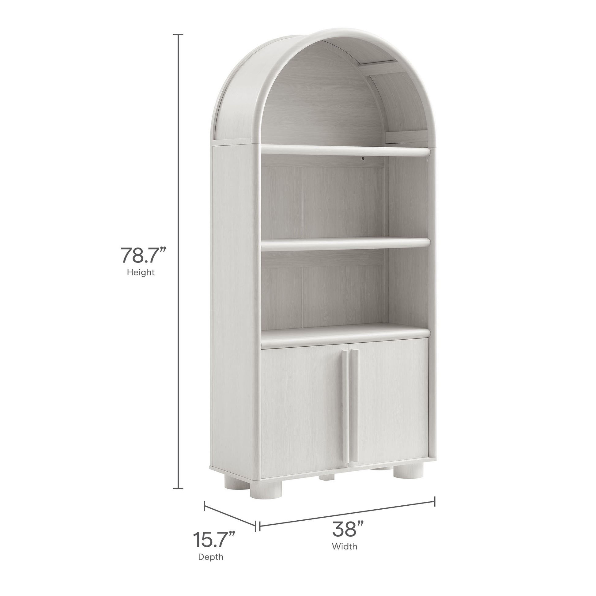 Bellamy Tall Arched Display Cabinet Bookcase by Modway - Best Buy Furniture