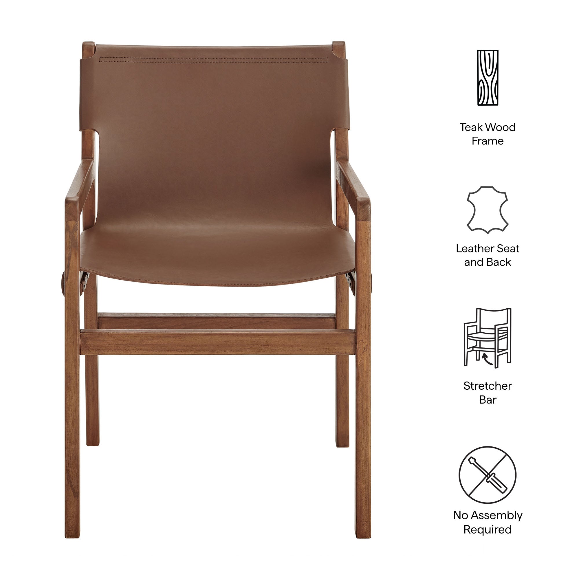 Sonora Leather Dining Chair by Modway - Best Buy Furniture
