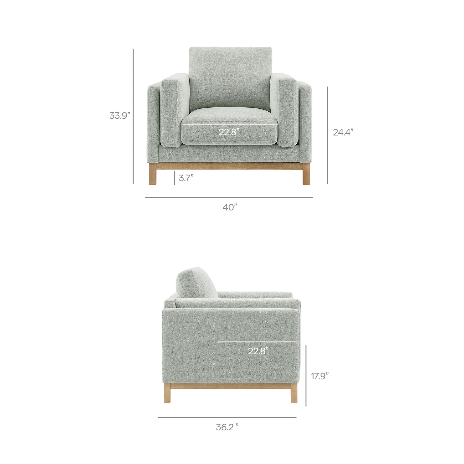 Roscoe Fabric Armchair by Modway - Best Buy Furniture