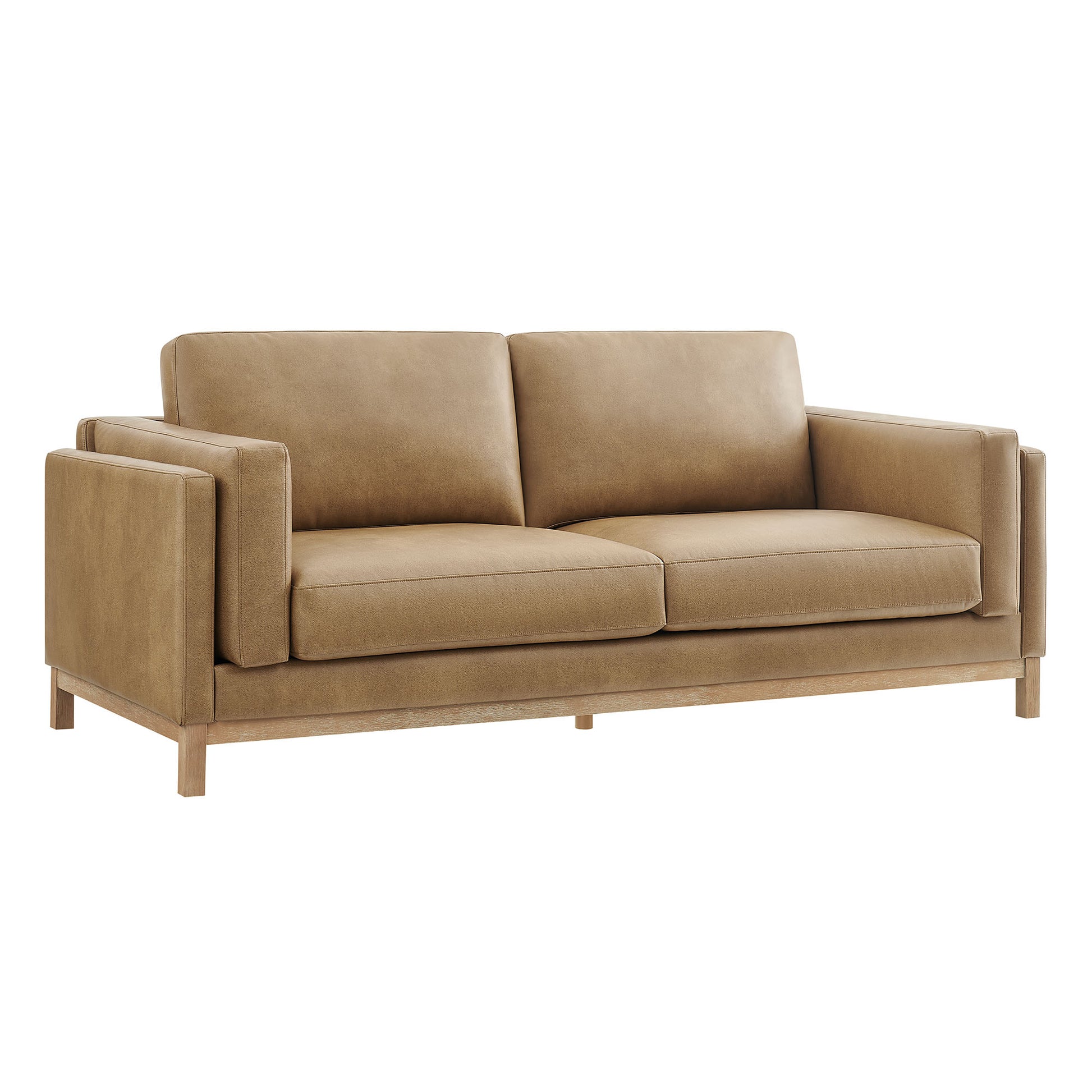 Roscoe 81 inch Vegan Leather Sofa by Modway - Best Buy Furniture