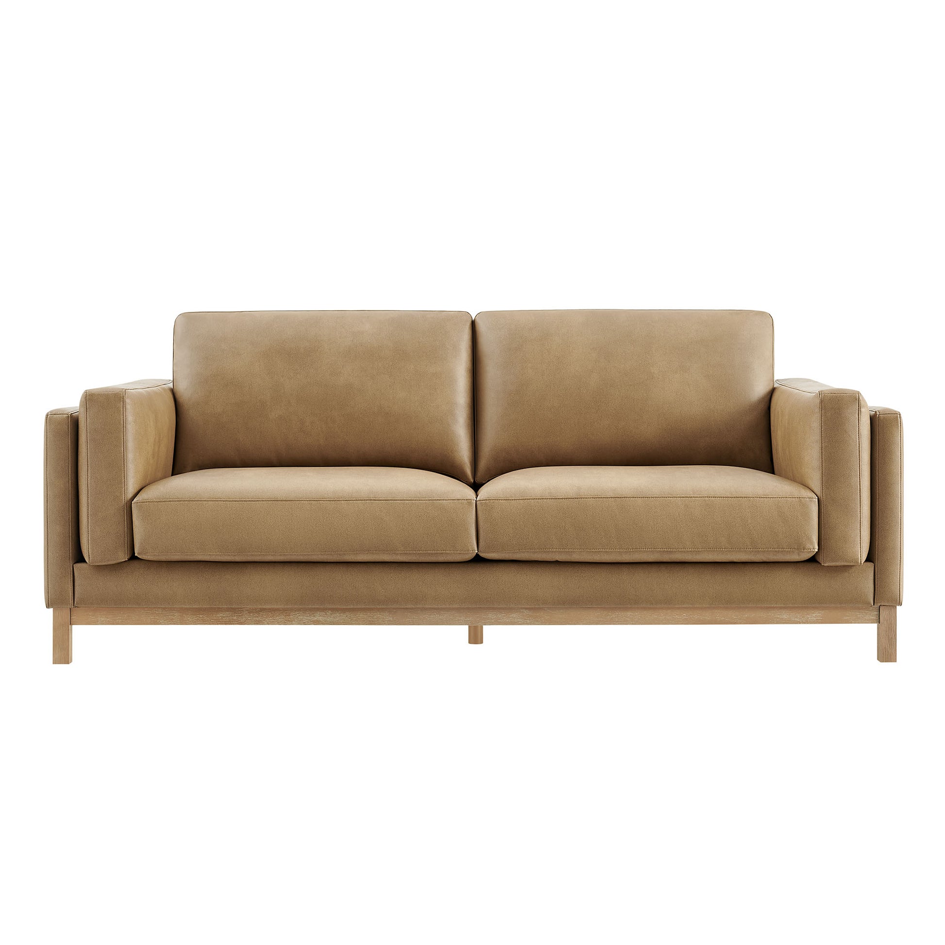 Roscoe 81 inch Vegan Leather Sofa by Modway - Best Buy Furniture