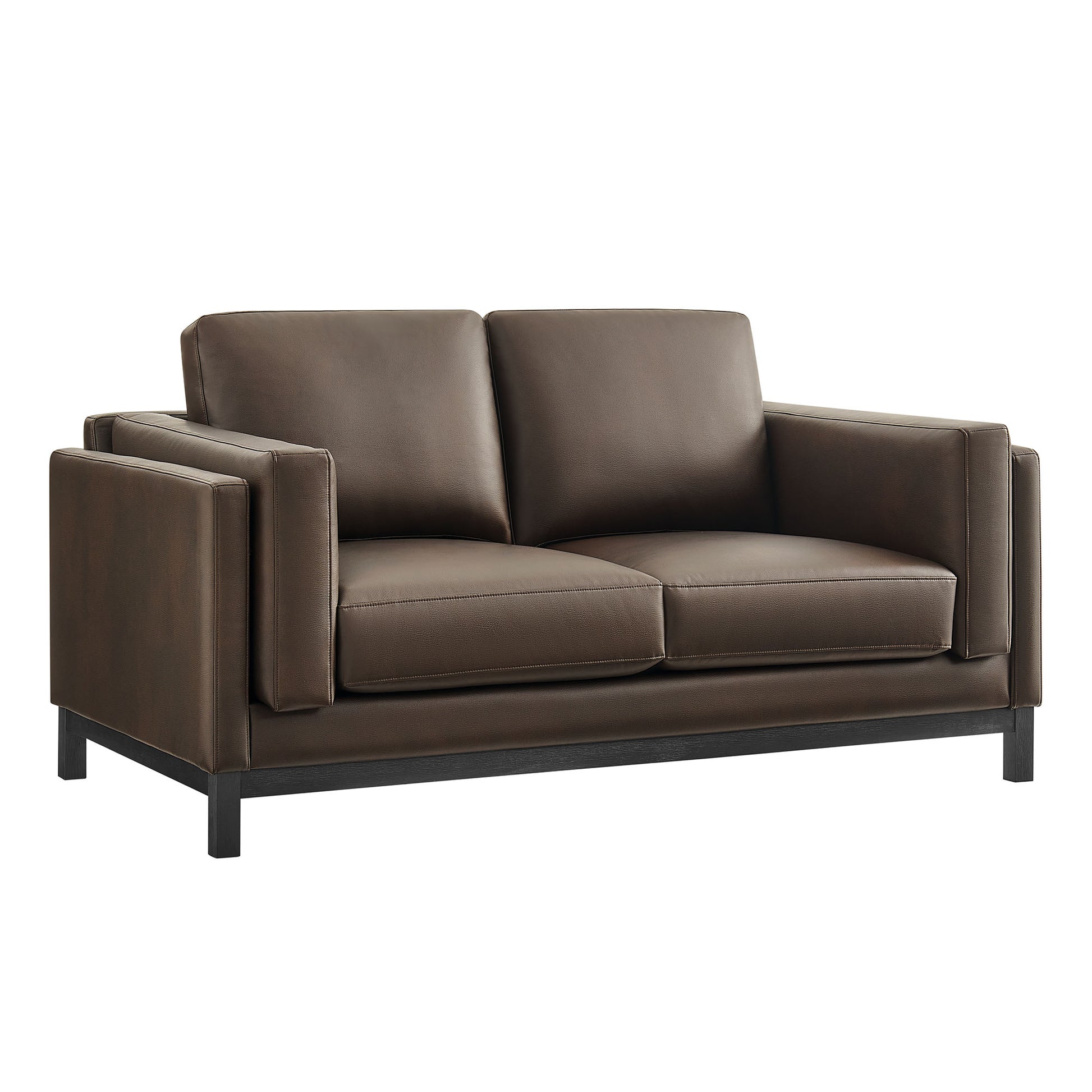 Roscoe 63 inch Vegan Leather Loveseat by Modway - Best Buy Furniture