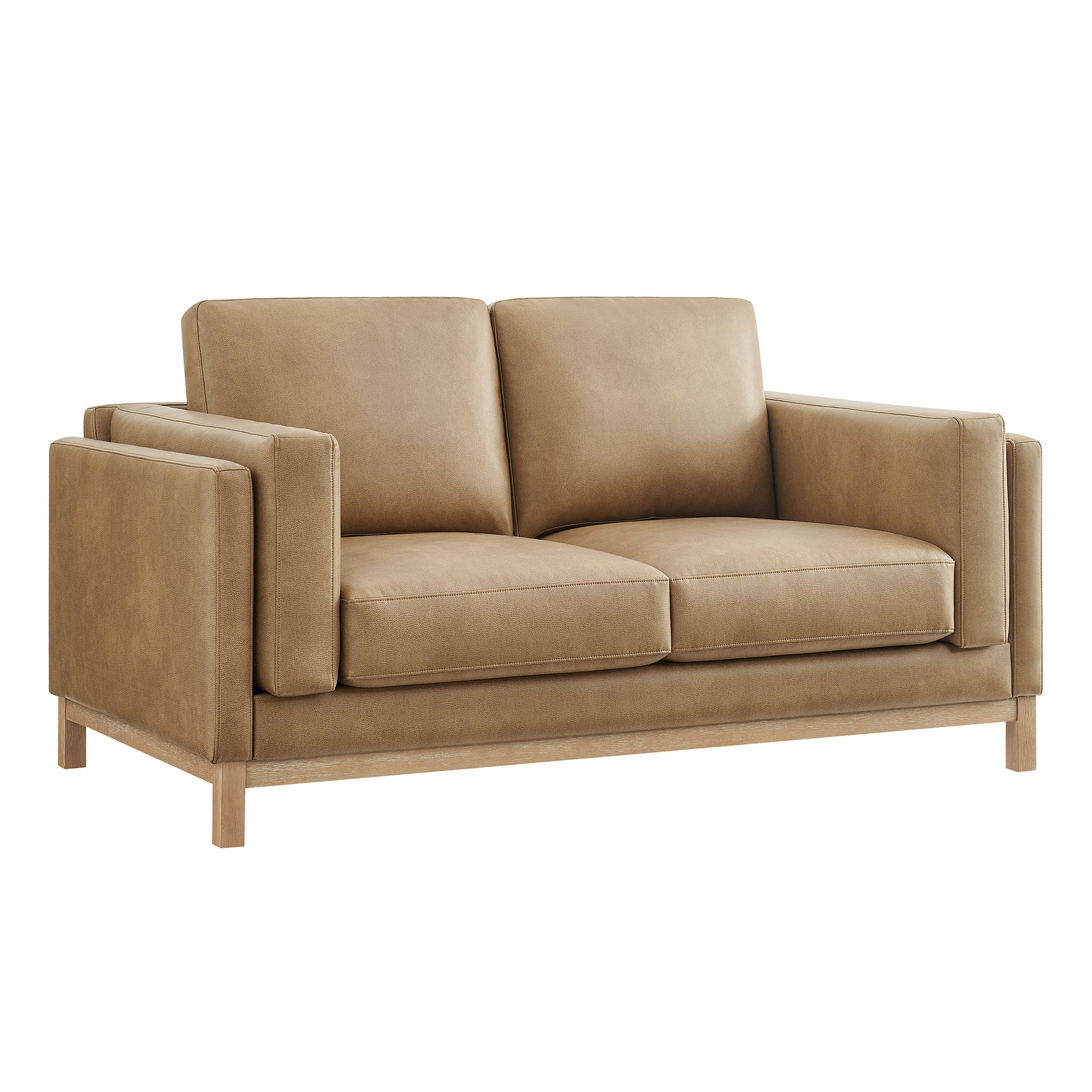 Roscoe 63 inch Vegan Leather Loveseat by Modway - Best Buy Furniture