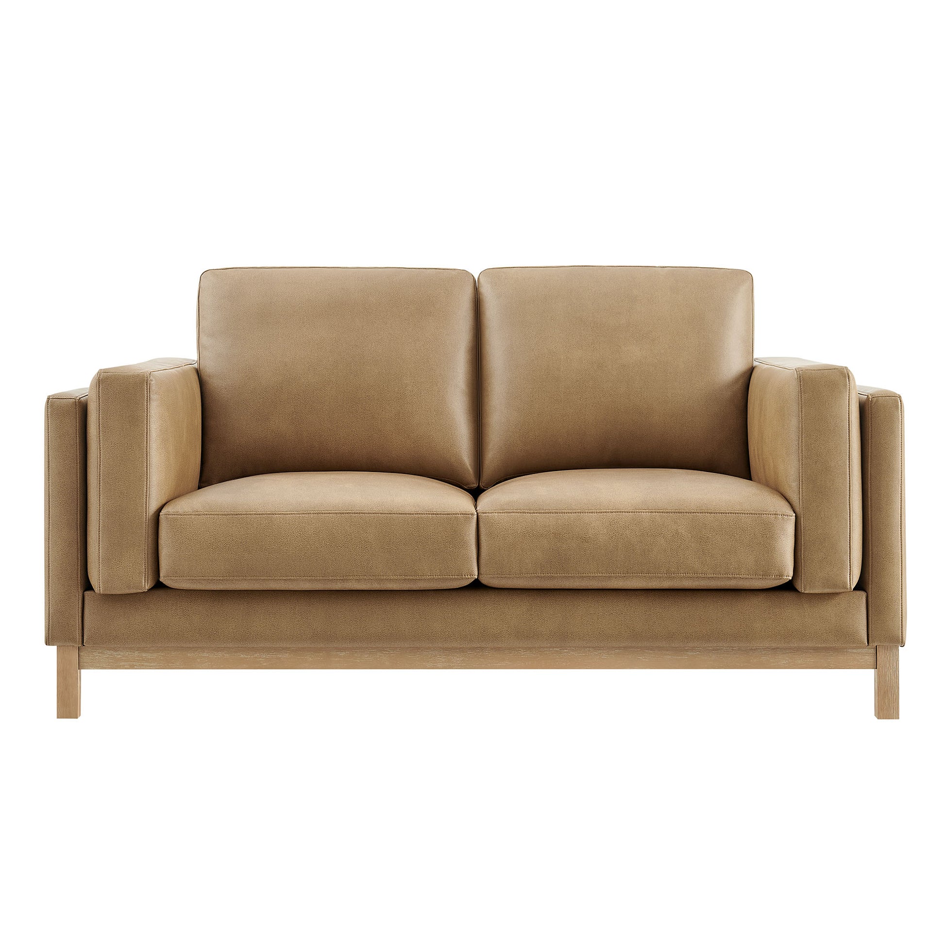 Roscoe 63 inch Vegan Leather Loveseat by Modway - Best Buy Furniture