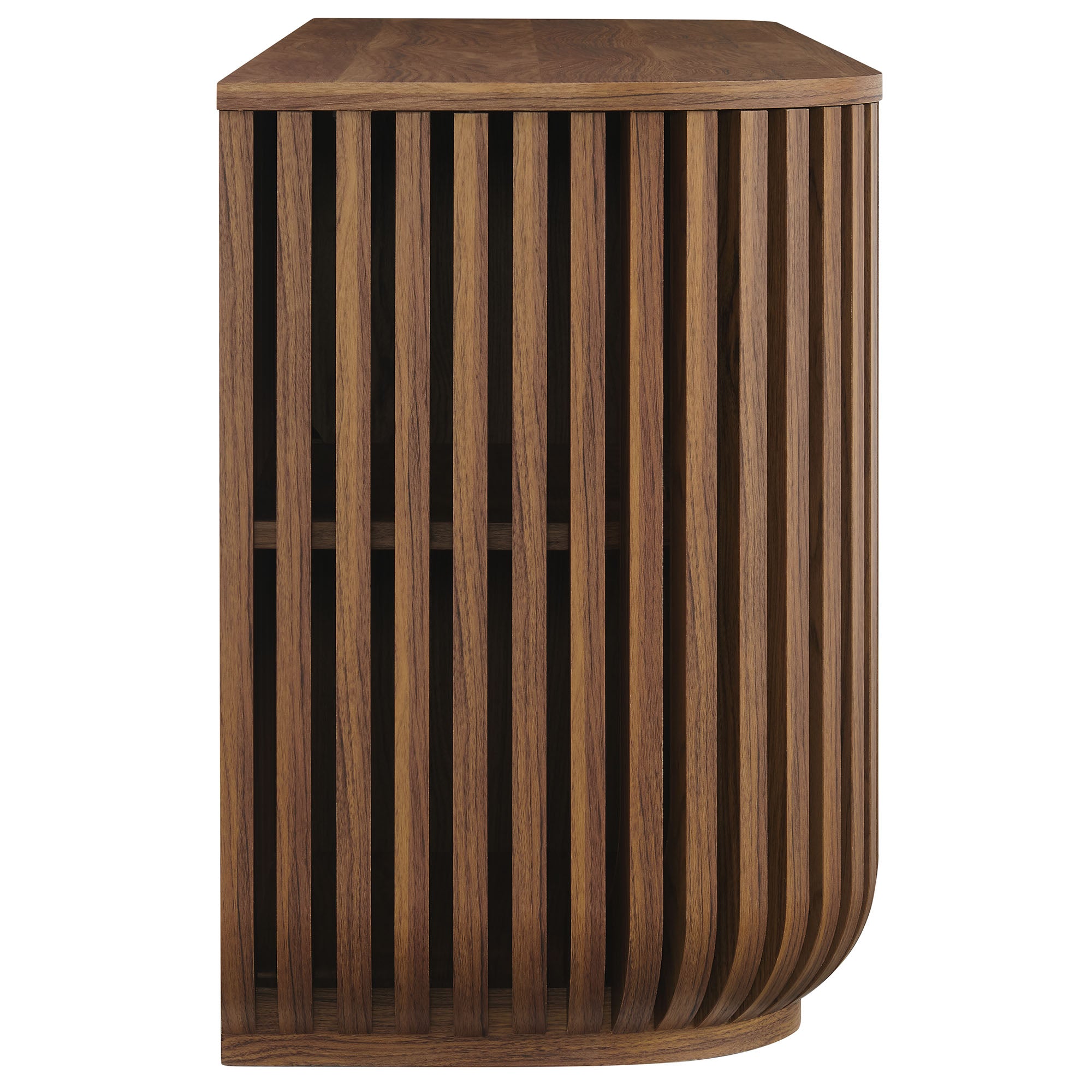 Fortitude 75" Curved Sideboard Storage Cabinet by Modway