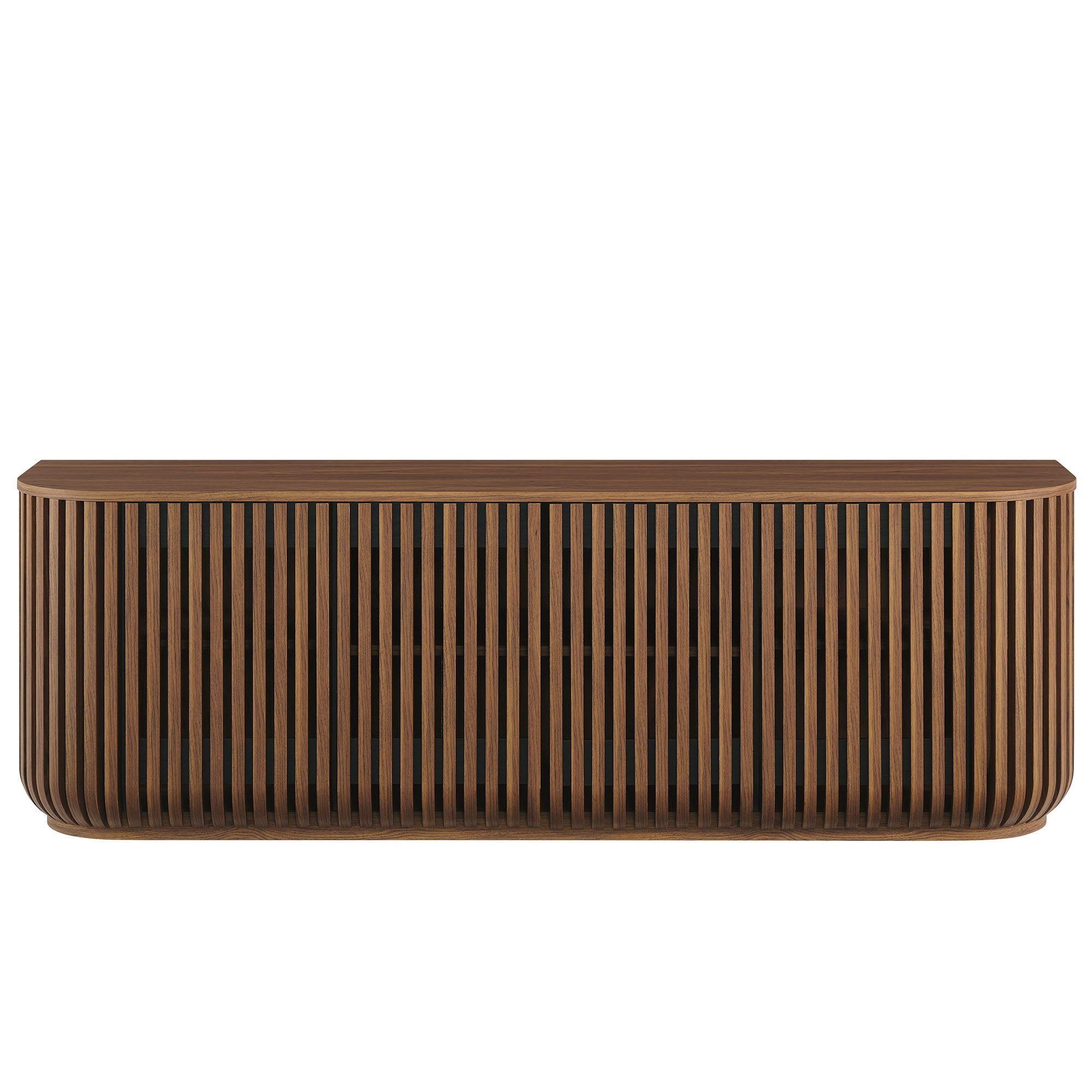 Fortitude 75" Curved Sideboard Storage Cabinet