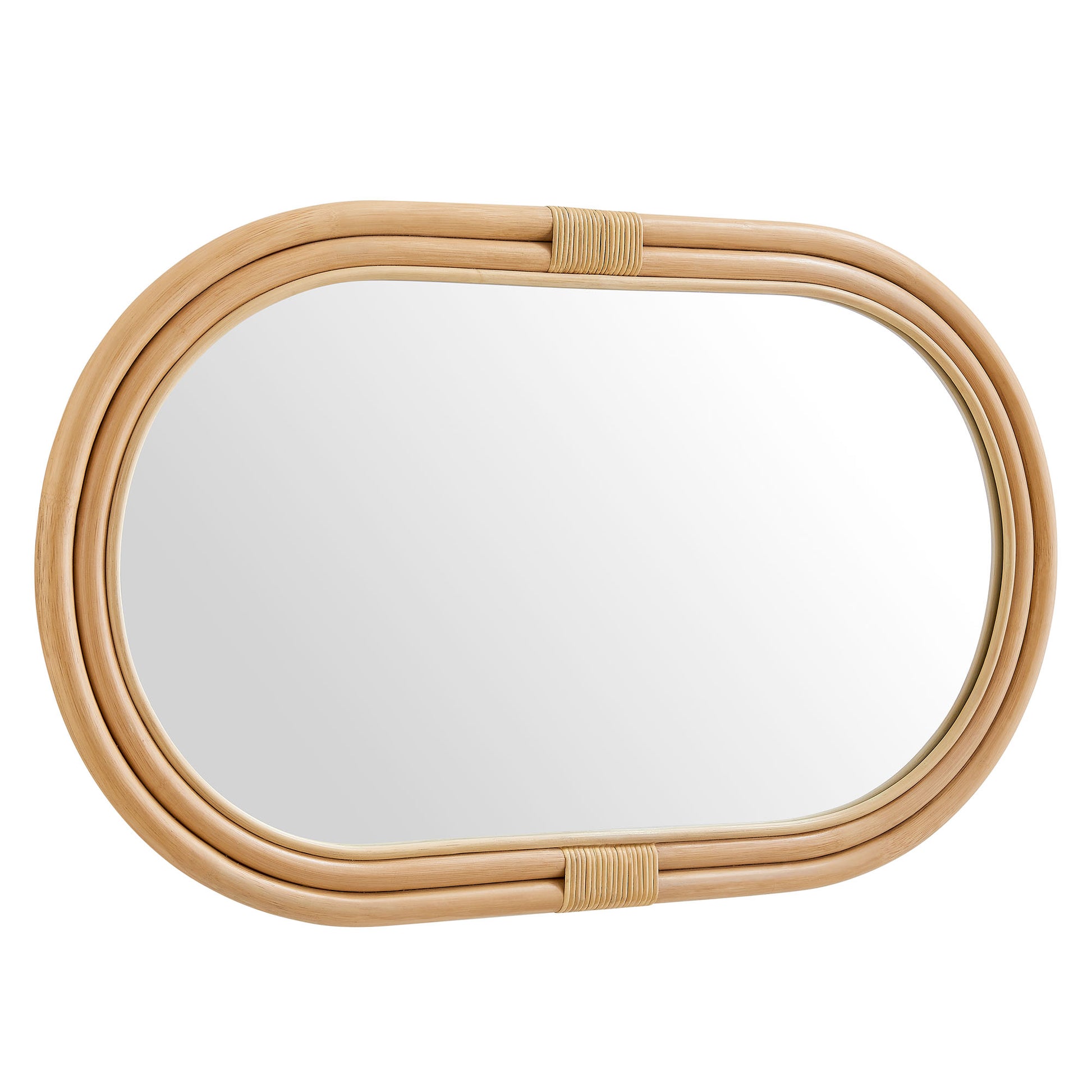 Corsica Oval Rattan Wall Mirror by Modway - Best Buy Furniture