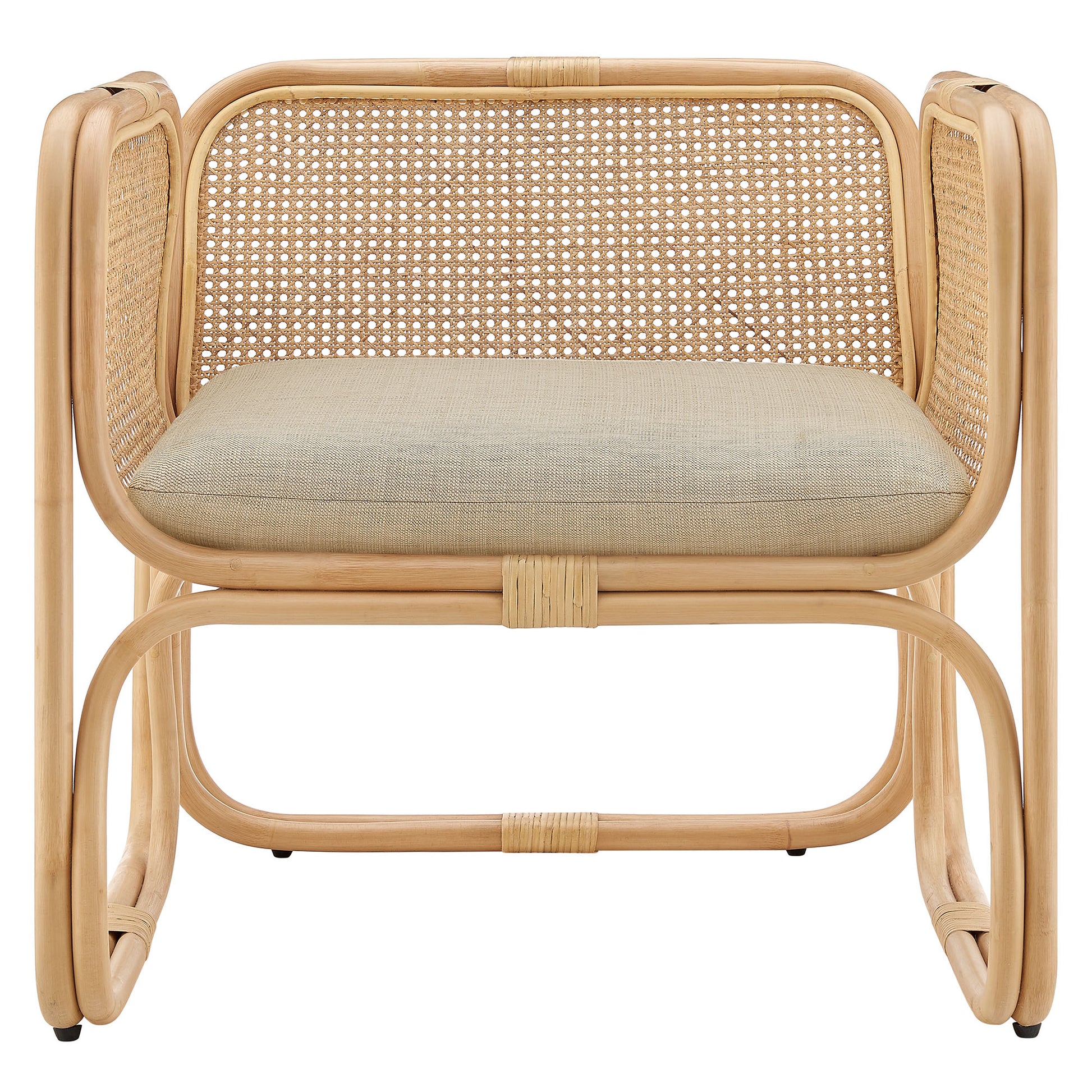 Ellis Natural Rattan Accent Armchair by Modway - Best Buy Furniture
