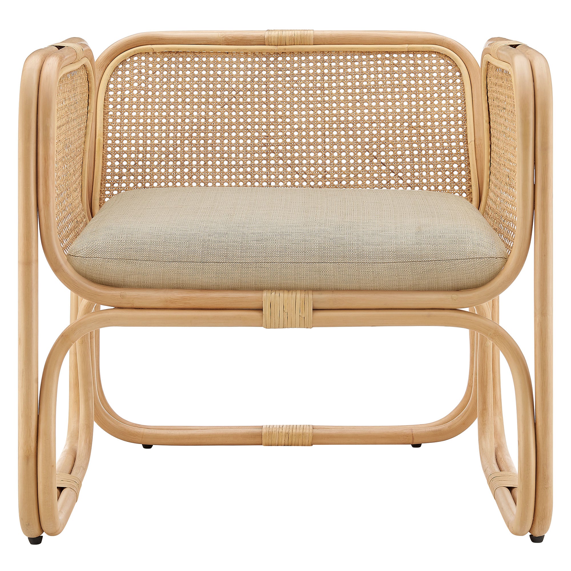 Ellis Natural Rattan Accent Armchair by Modway - Best Buy Furniture