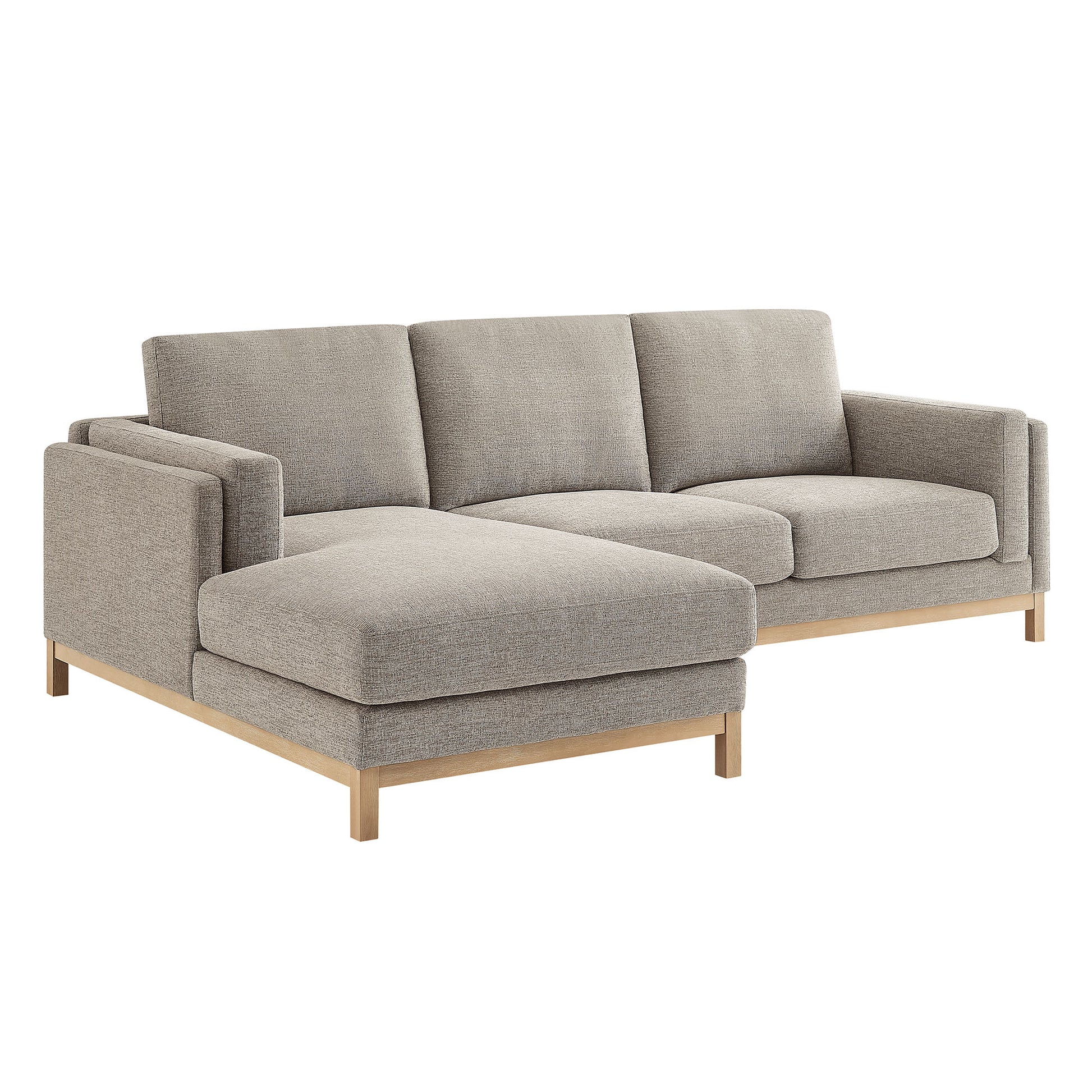 Roscoe Left-Facing Fabric Sectional Sofa with Chaise by Modway - Best Buy Furniture
