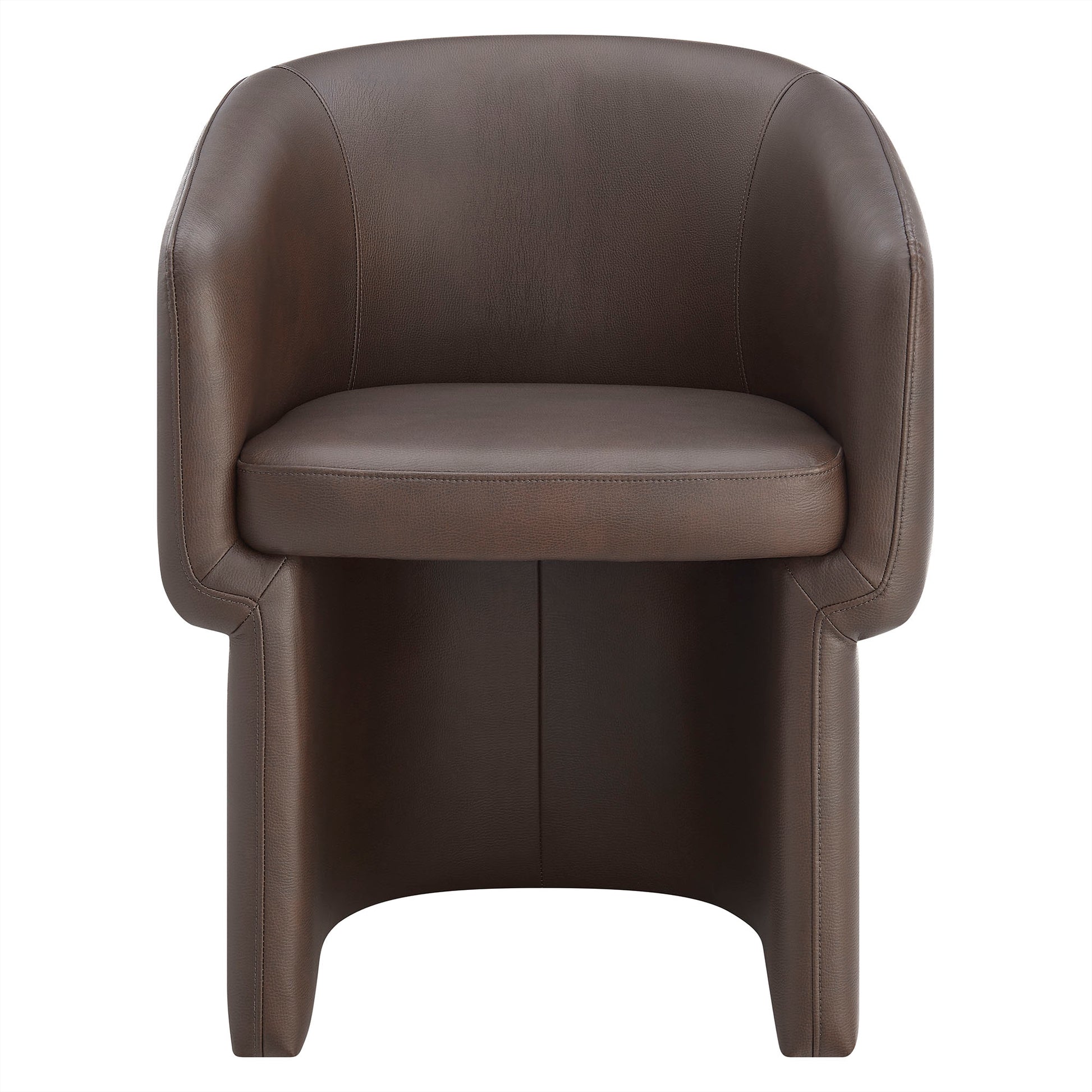 Verity Barrel Back Vegan Leather Dining Chair by Modway - Best Buy Furniture