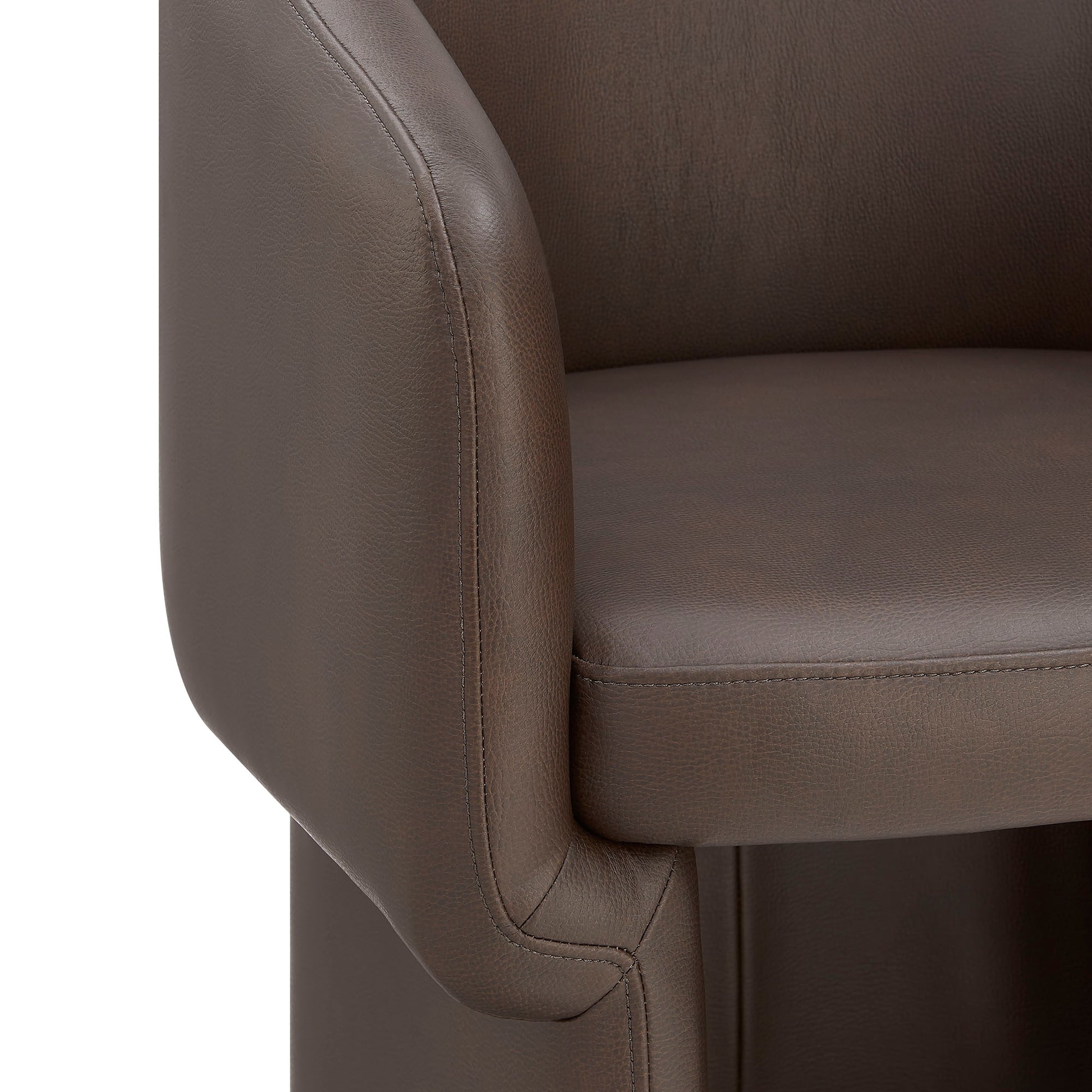 Verity Barrel Back Vegan Leather Dining Chair by Modway - Best Buy Furniture