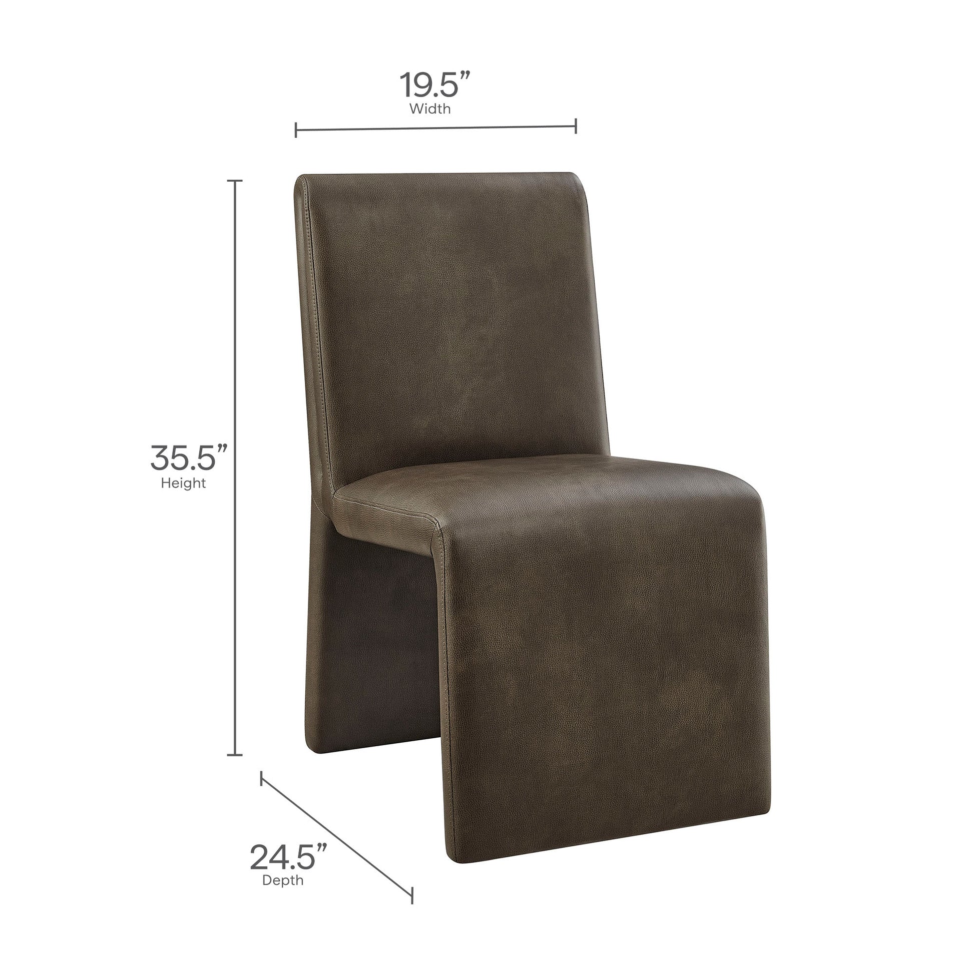 Emory Vegan Leather Dining Side Chair by Modway - Best Buy Furniture