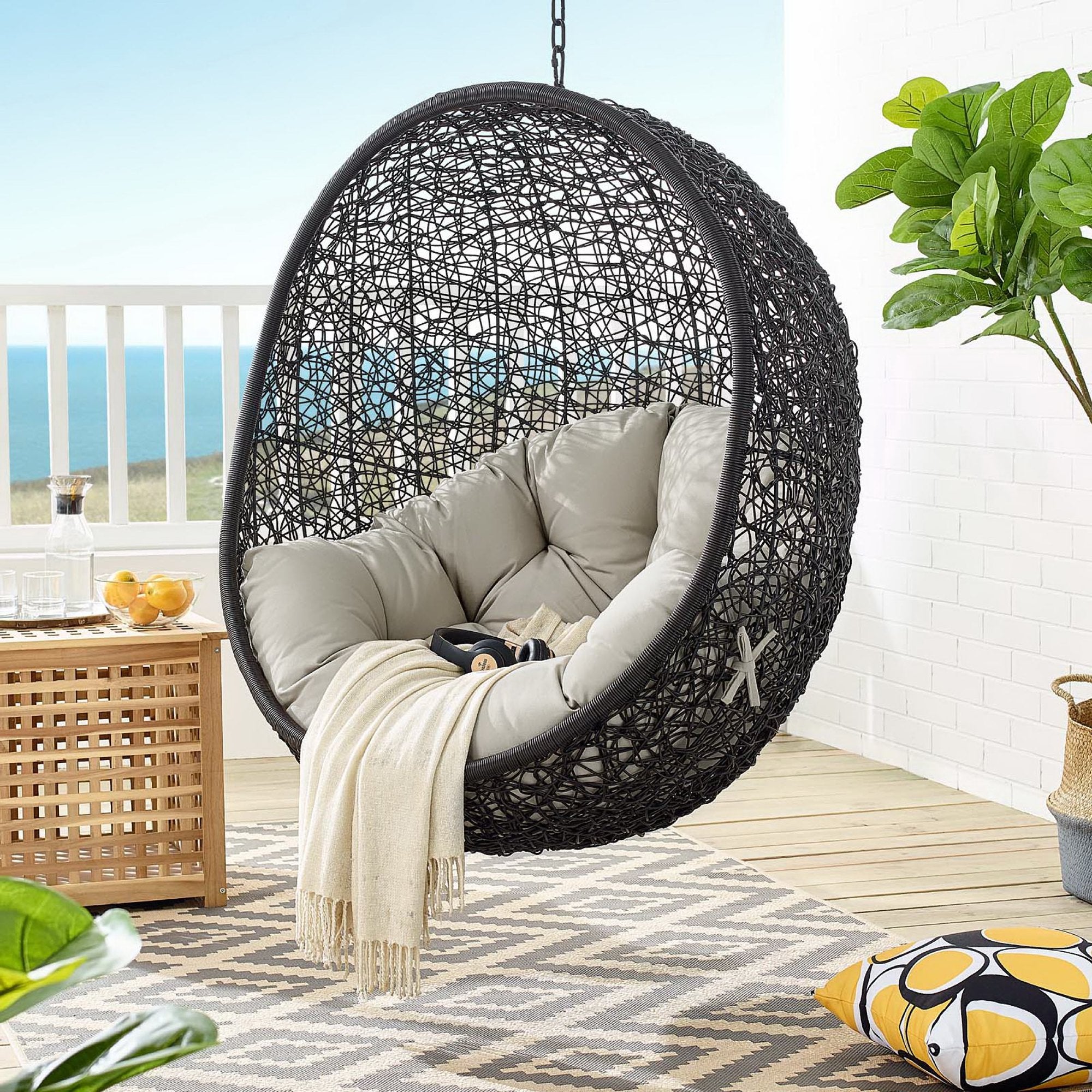 Encase Swing Outdoor Patio Lounge Chair by Modway - Best Buy Furniture