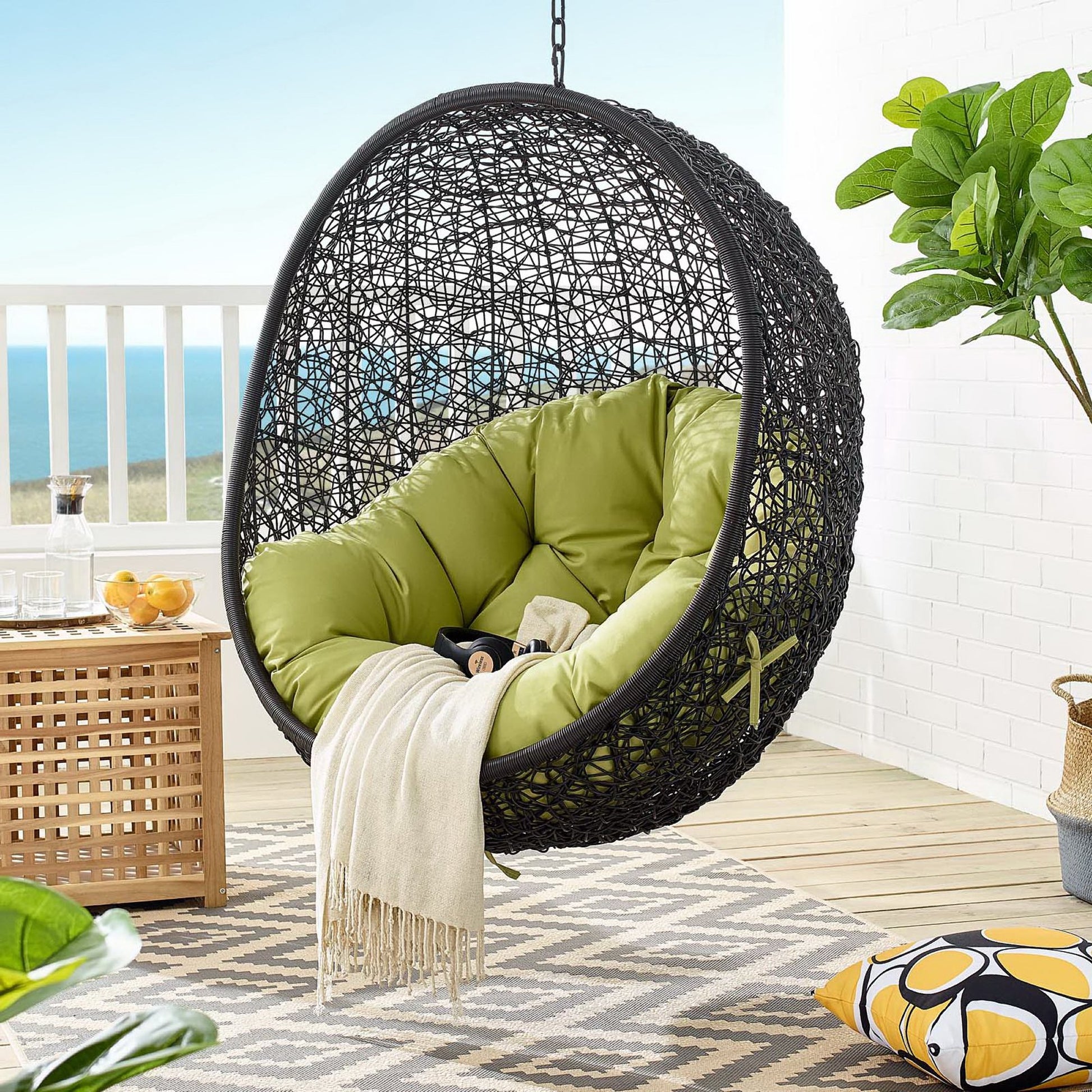 Encase Swing Outdoor Patio Lounge Chair by Modway - Best Buy Furniture