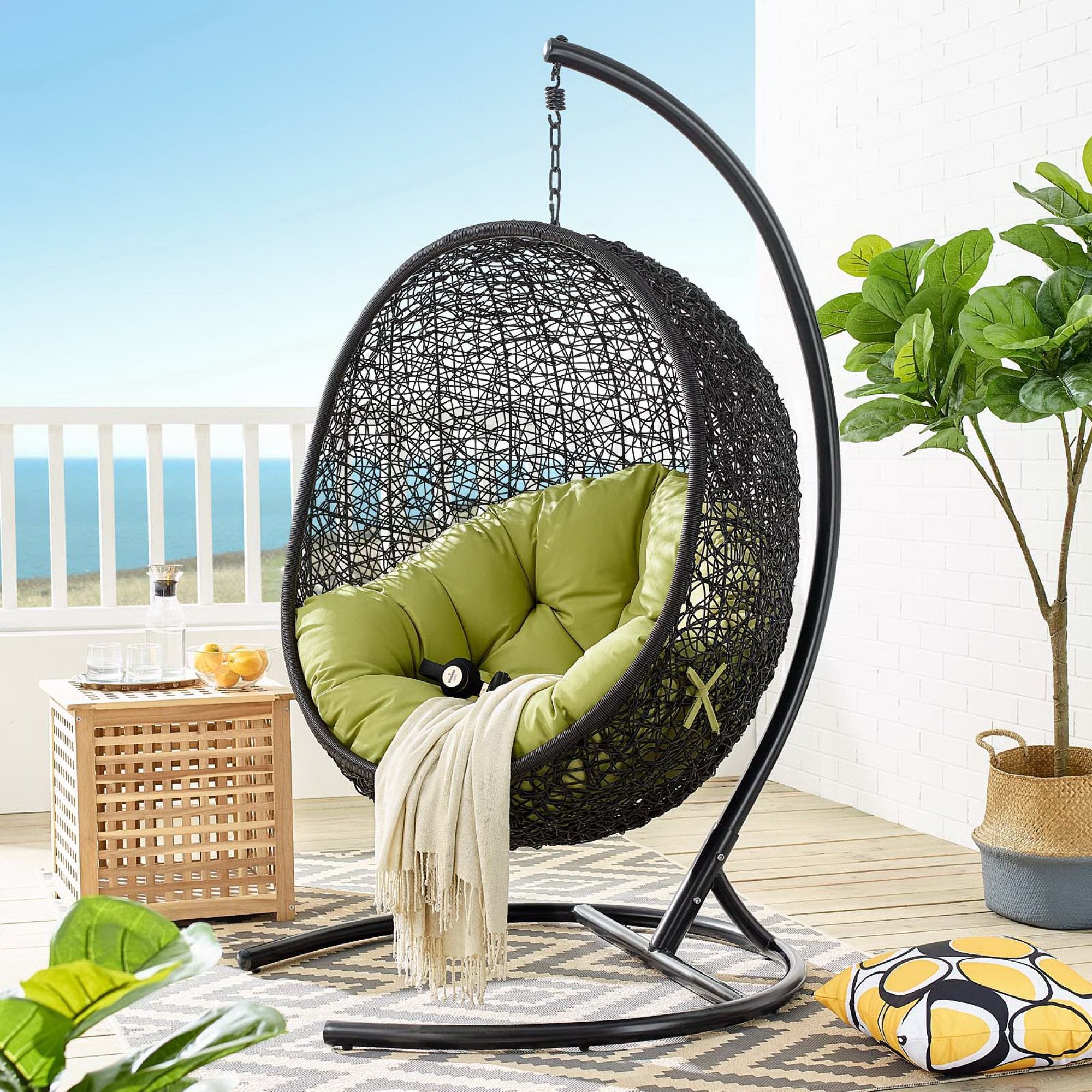 Encase Swing Outdoor Patio Lounge Chair by Modway - Best Buy Furniture