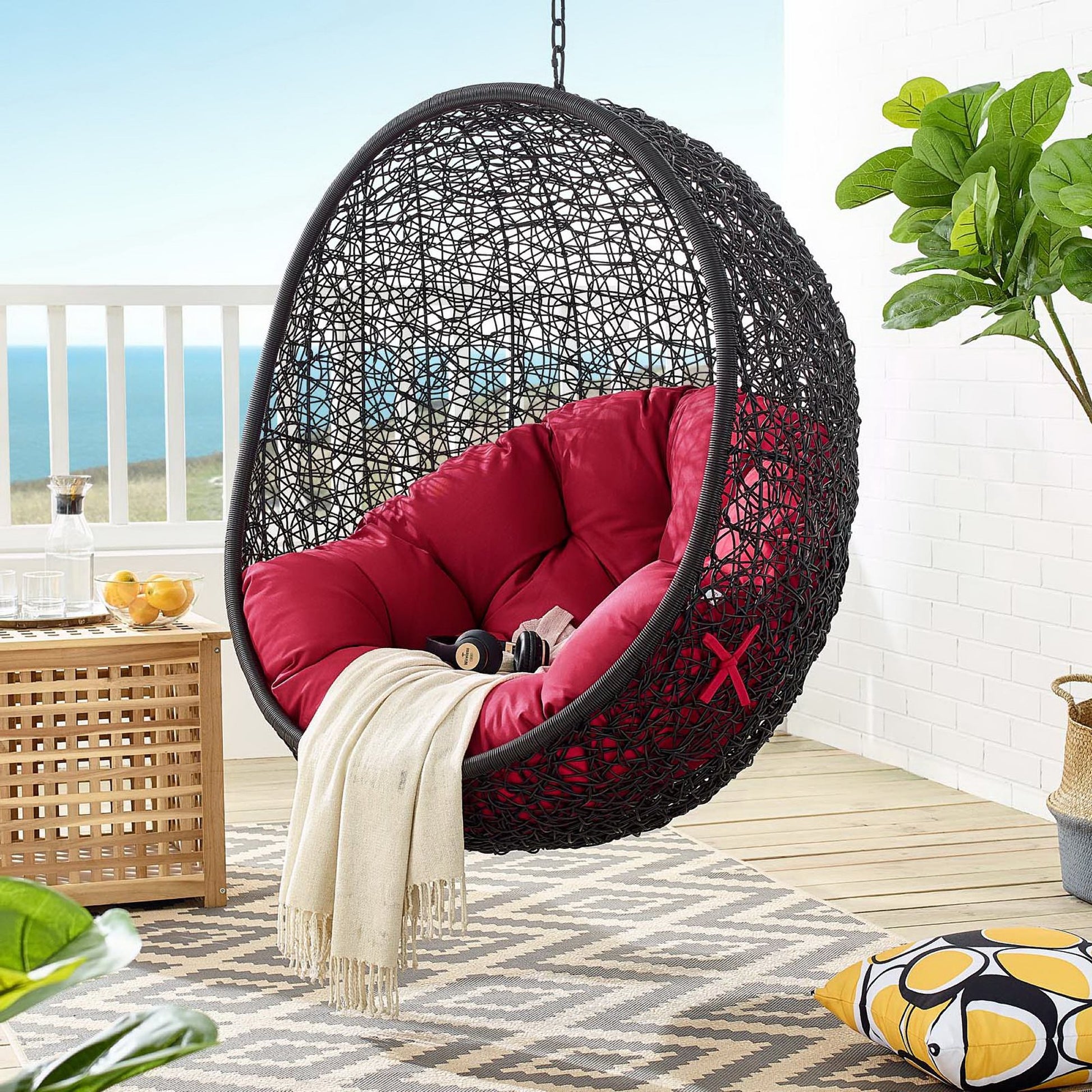 Encase Swing Outdoor Patio Lounge Chair by Modway - Best Buy Furniture