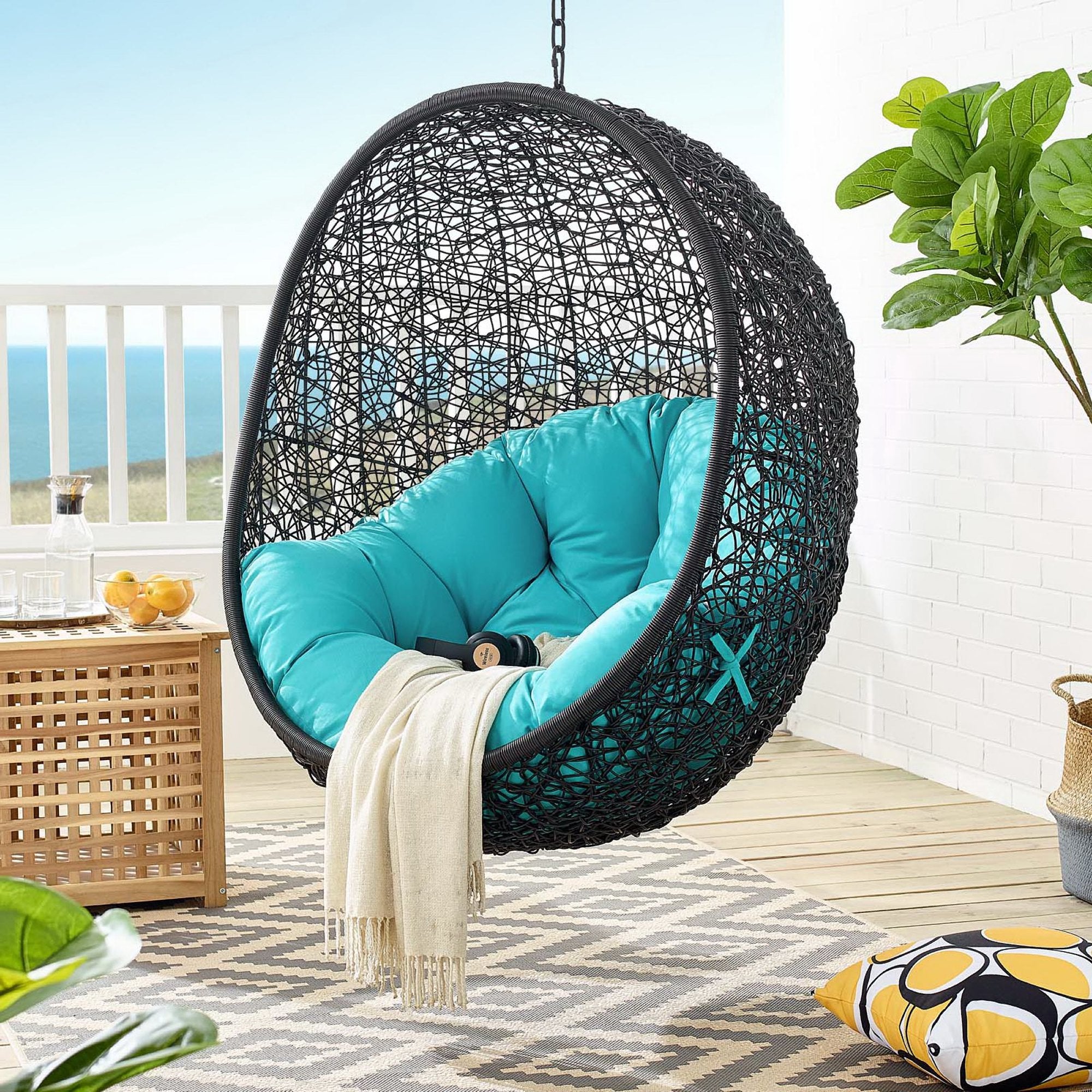 Encase Swing Outdoor Patio Lounge Chair by Modway - Best Buy Furniture