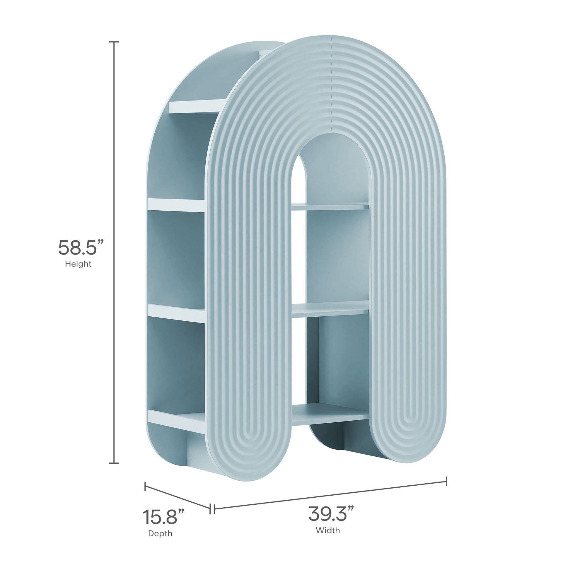 Daydream 58" Arched Bookshelf by Modway - Best Buy Furniture