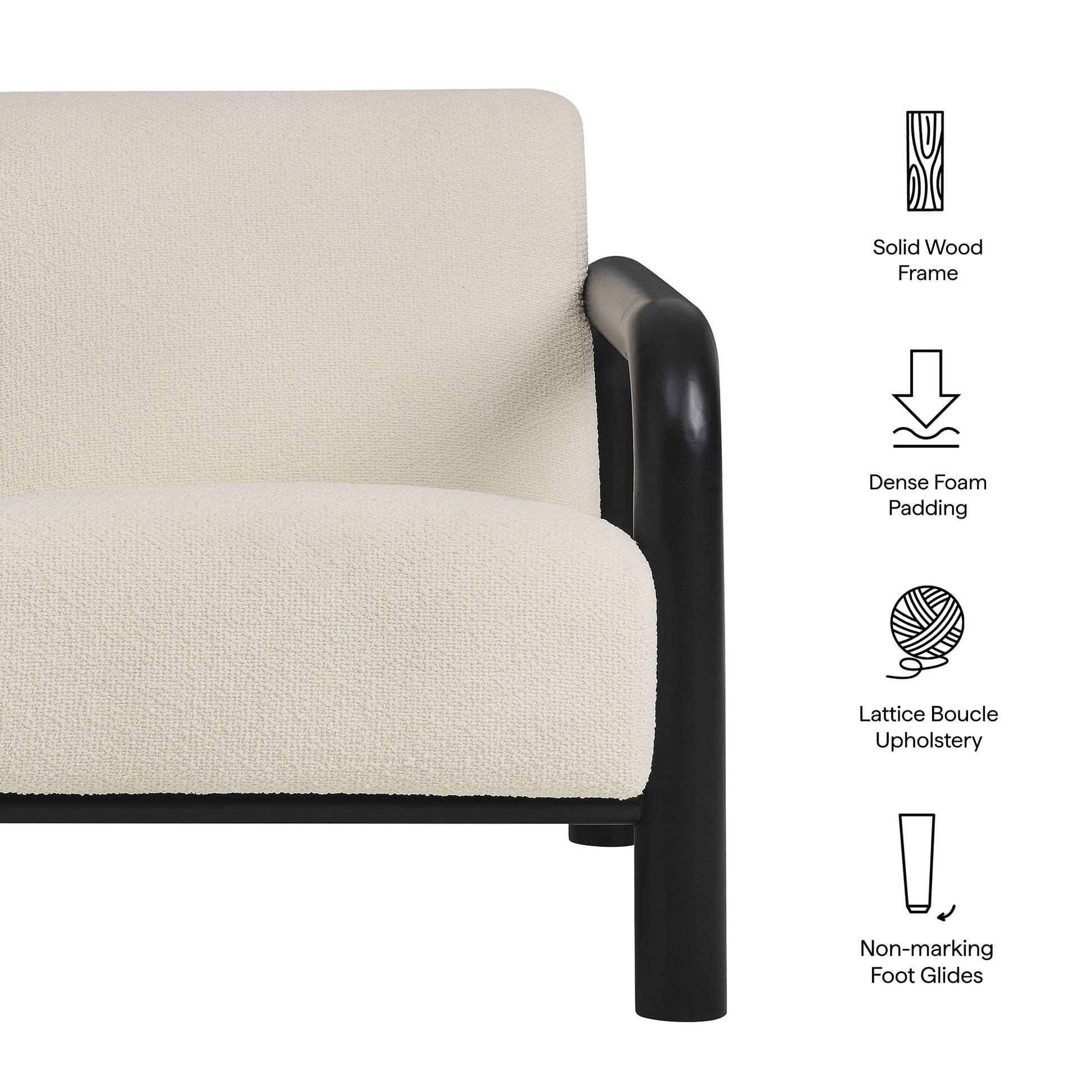 Sereno Boucle Accent Chair by Modway - Best Buy Furniture