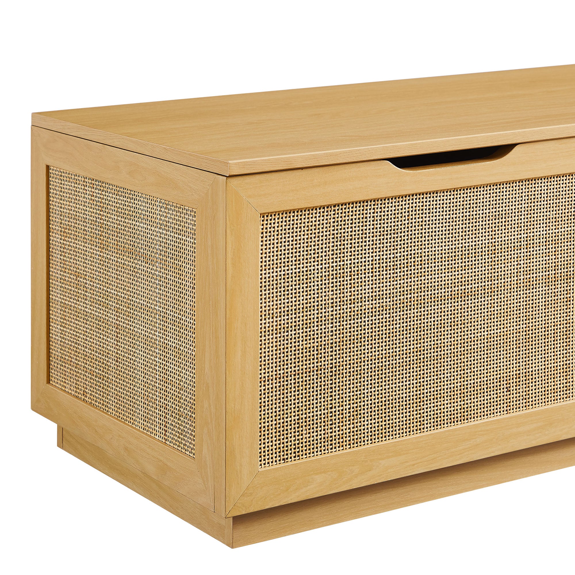Soma 47" Rattan Storage Bench by Modway - Best Buy Furniture
