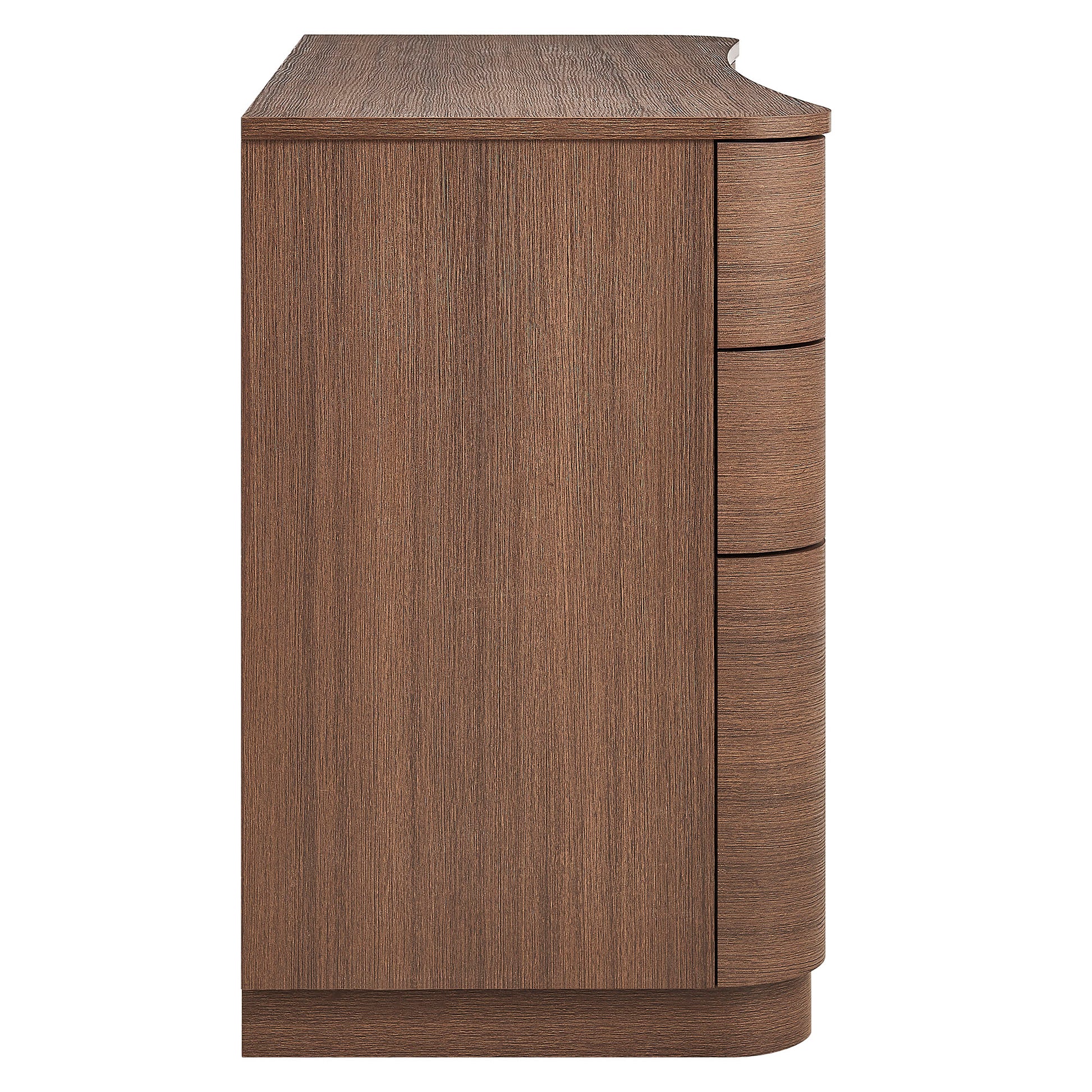 Mirae 55" 6-Drawer Curved Office Desk by Modway - Best Buy Furniture