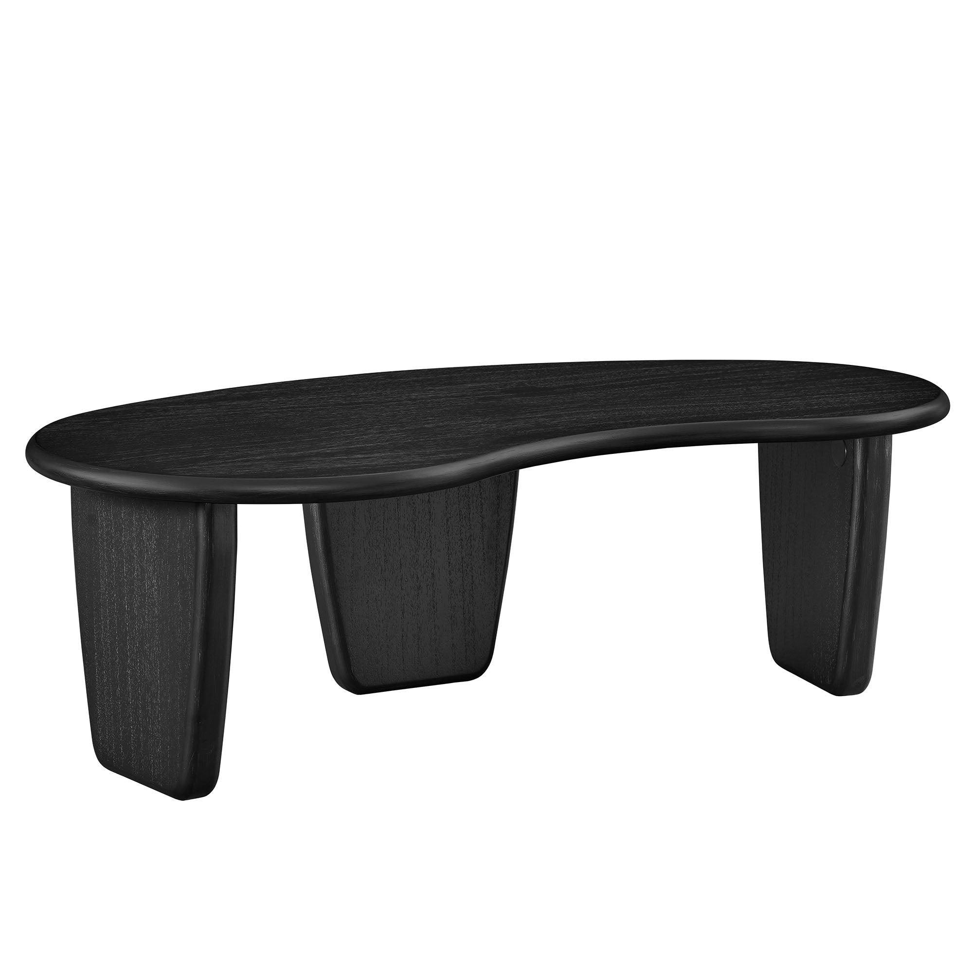 Vetra Kidney-Shaped Free Coffee Table by Modway - Best Buy Furniture