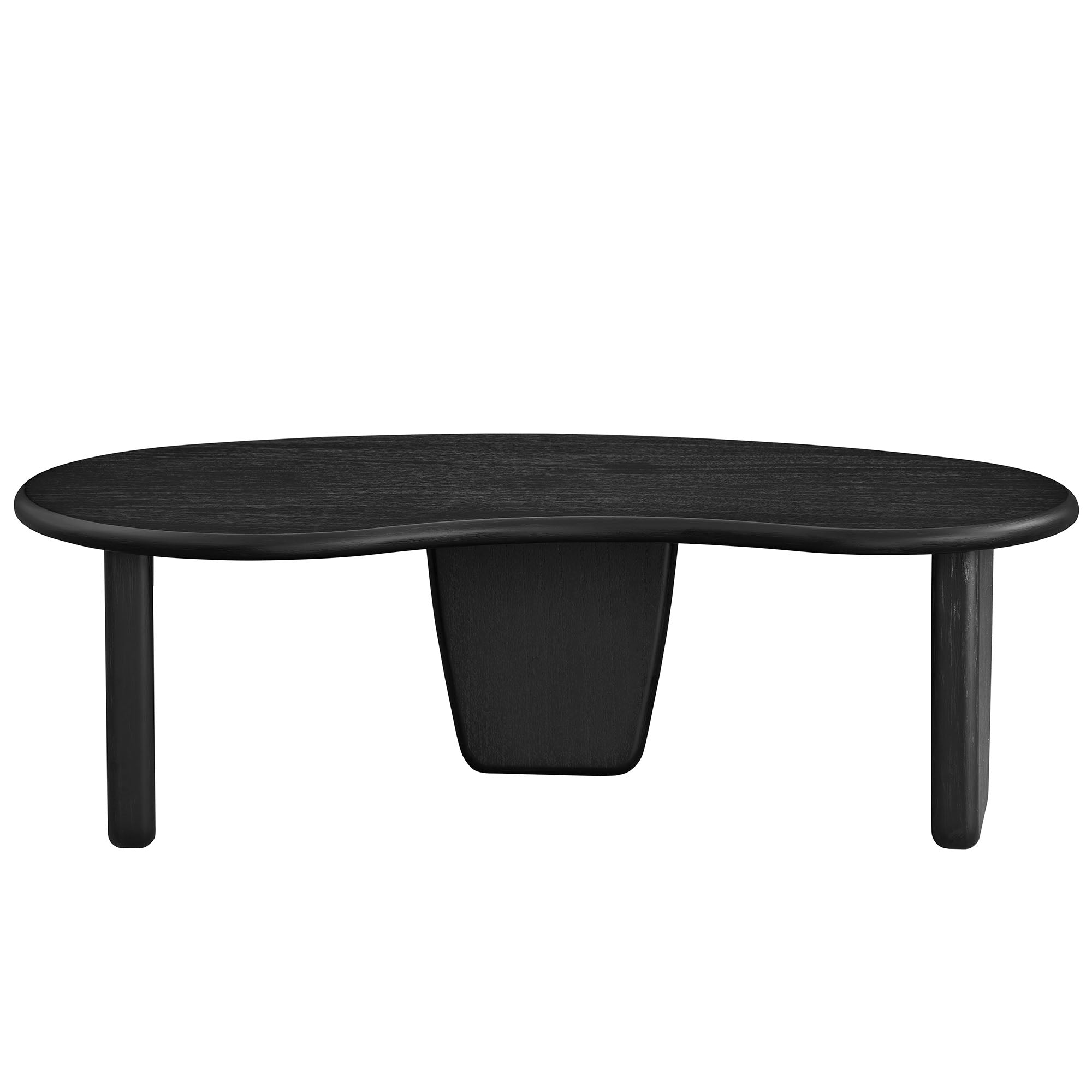 Vetra Kidney-Shaped Free Coffee Table by Modway - Best Buy Furniture